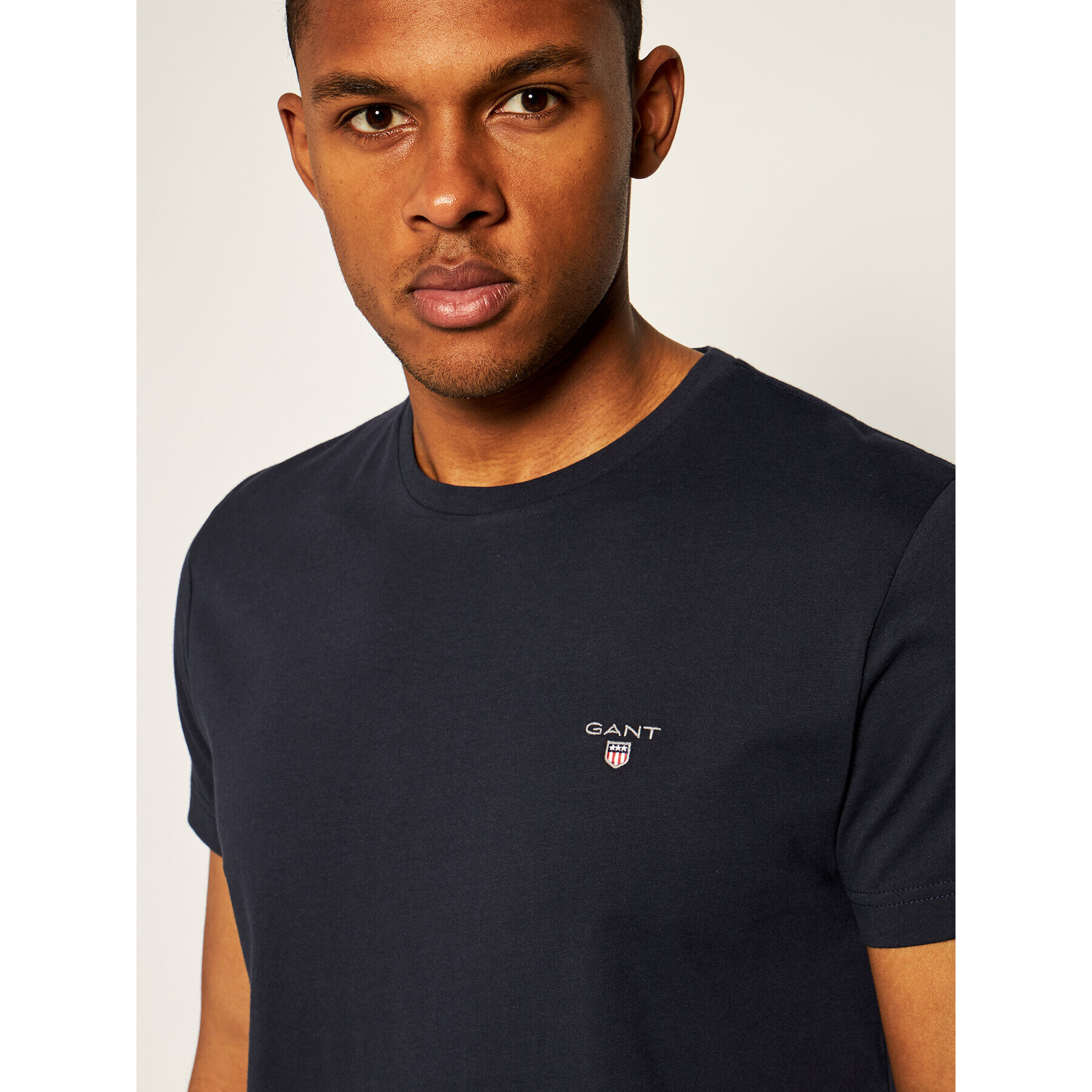 Gant T-Shirt The Original 234100 Tmavomodrá Regular Fit - Pepit.cz