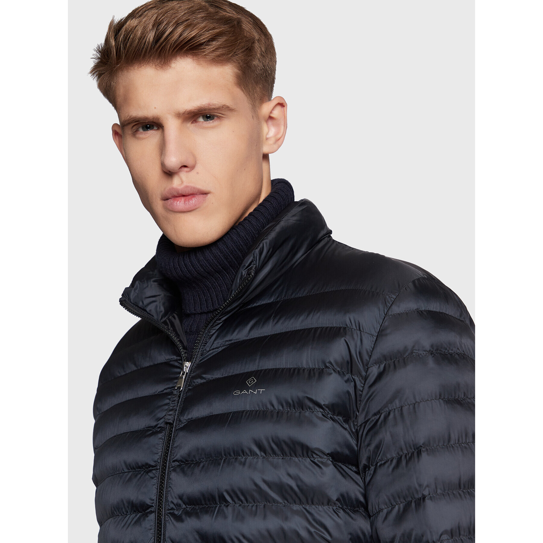 Gant Vatovaná bunda 7006271 Černá Regular Fit - Pepit.cz