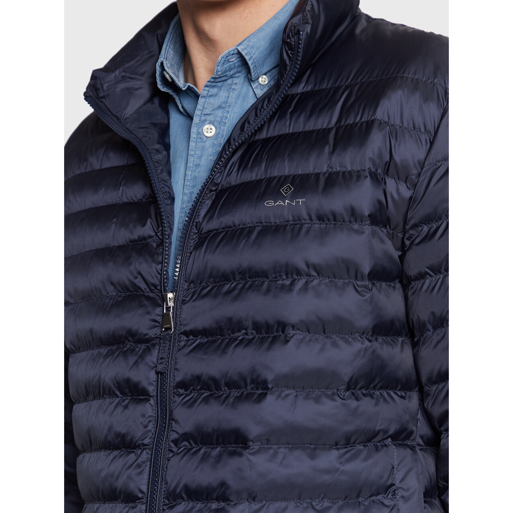 Gant Vatovaná bunda 7006271 Tmavomodrá Regular Fit - Pepit.cz