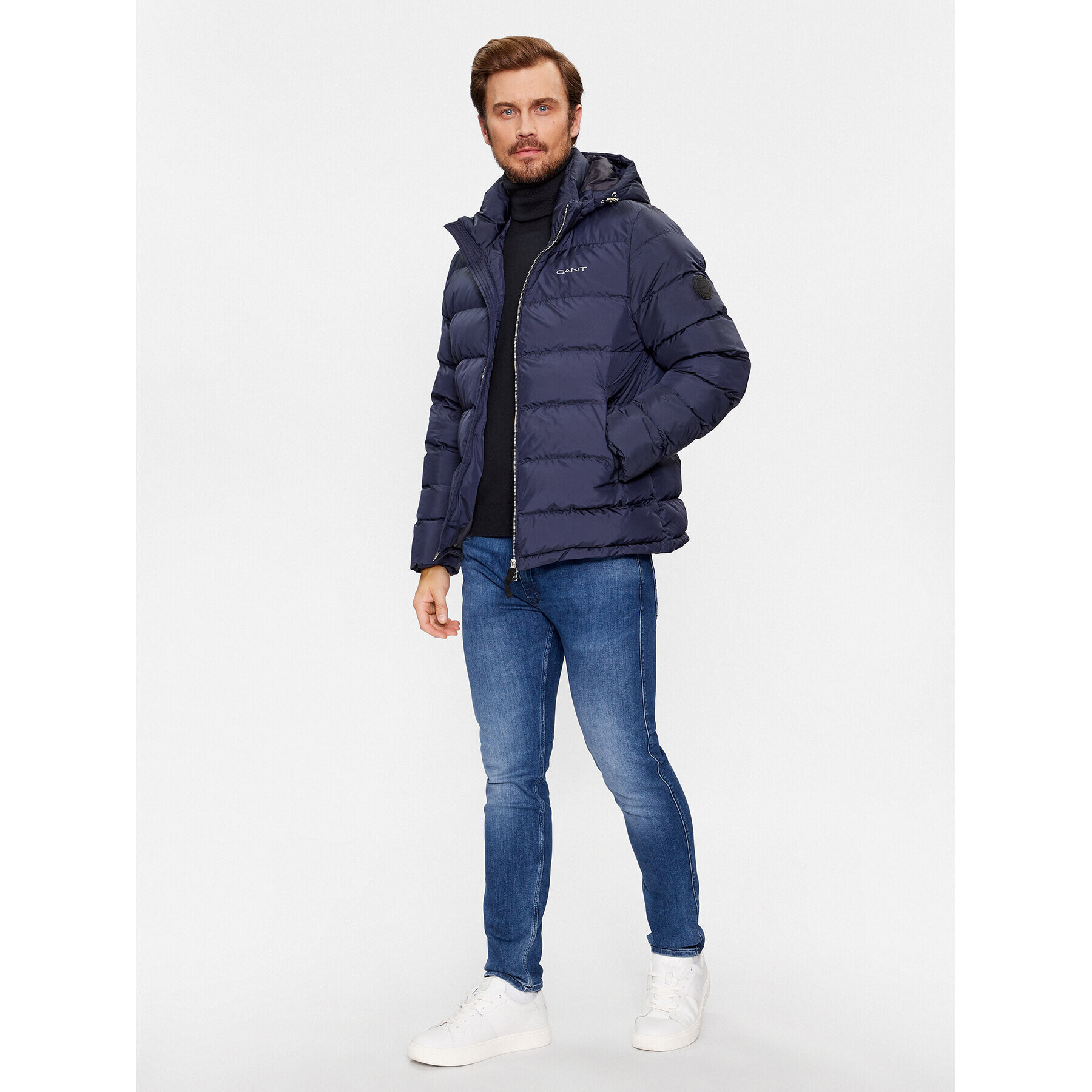 Gant Vatovaná bunda Active Cloud Jacket 7006351 Tmavomodrá Regular Fit - Pepit.cz