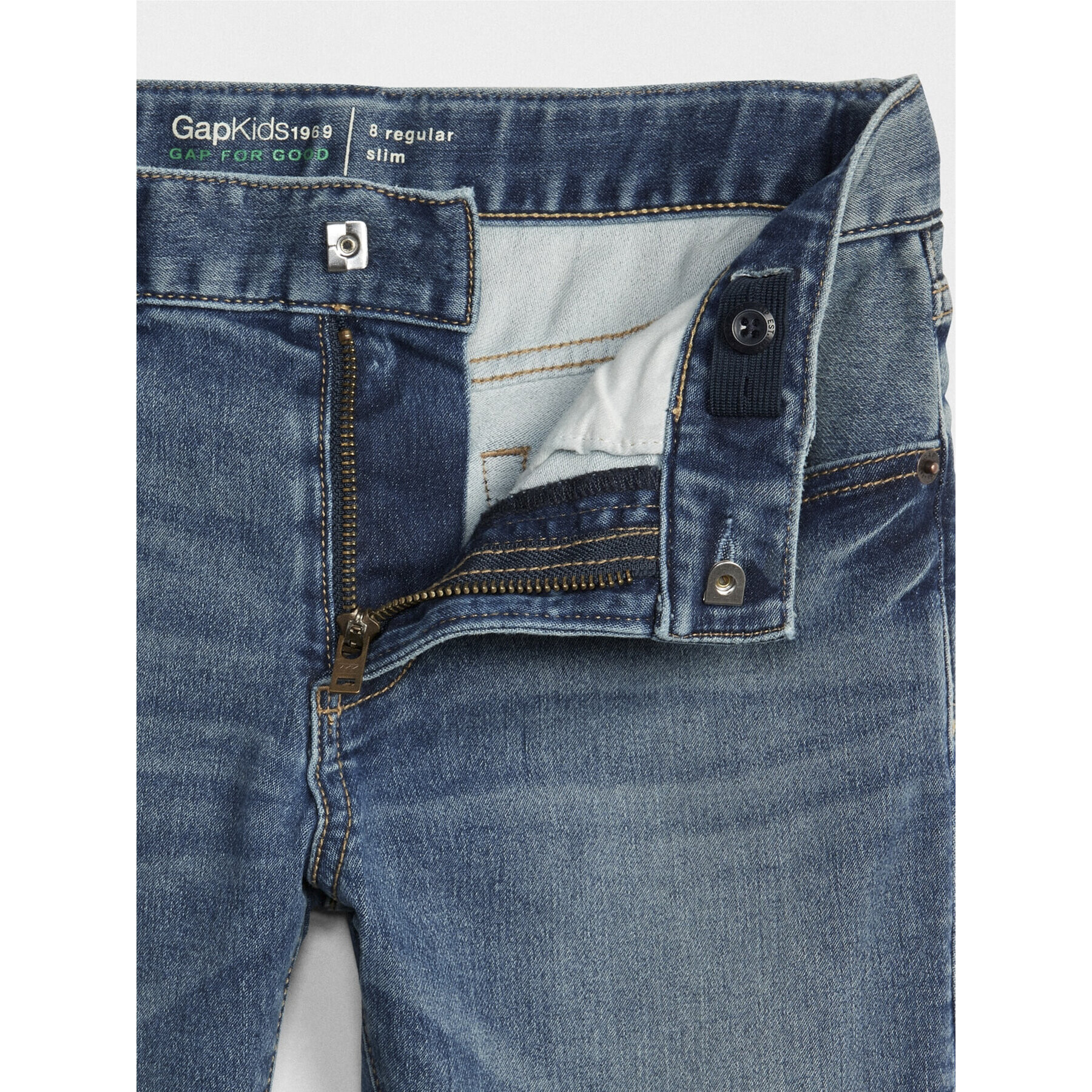 Gap Jeansy 358202-00 Modrá Slim Fit - Pepit.cz