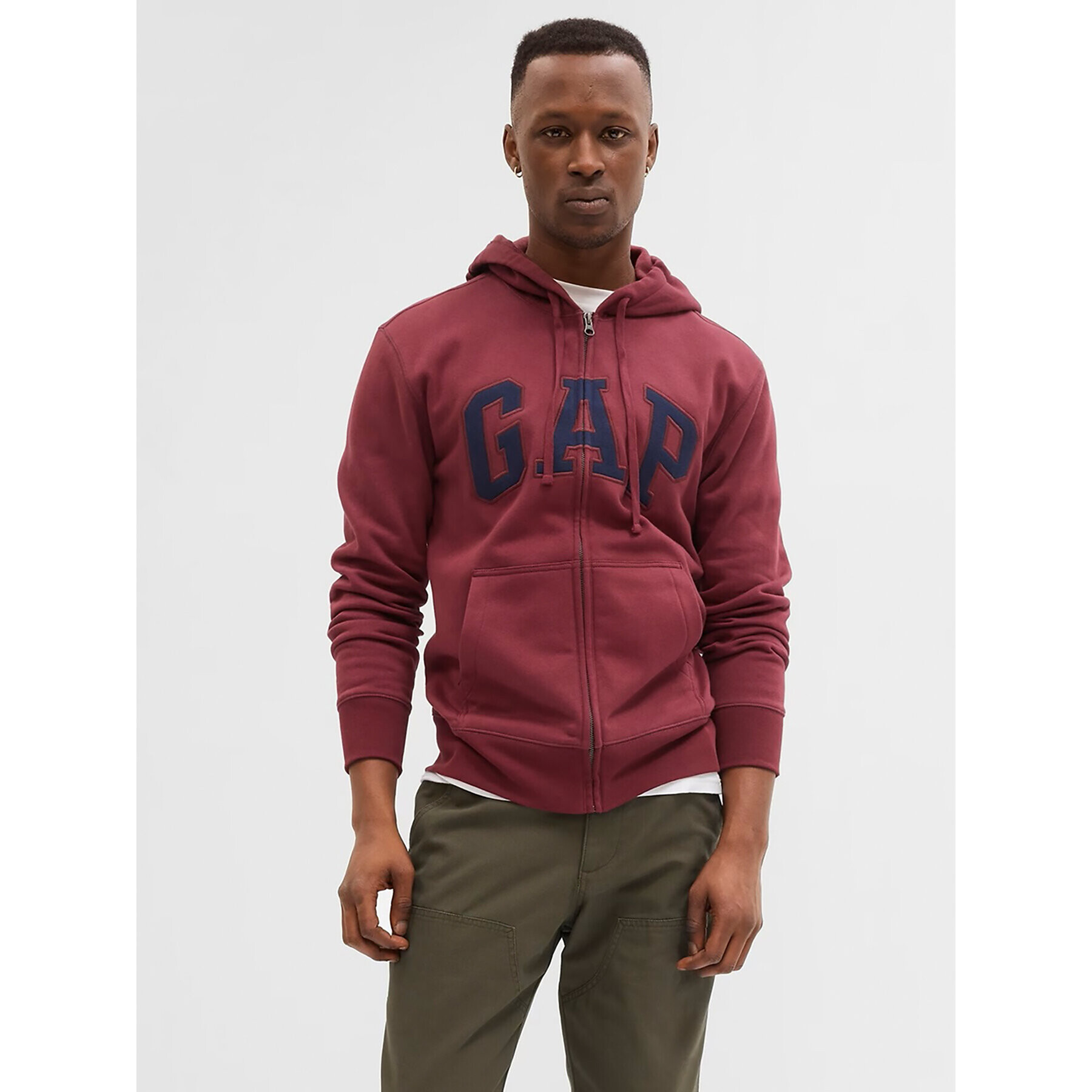 Gap Mikina 840496-21 Červená Regular Fit - Pepit.cz