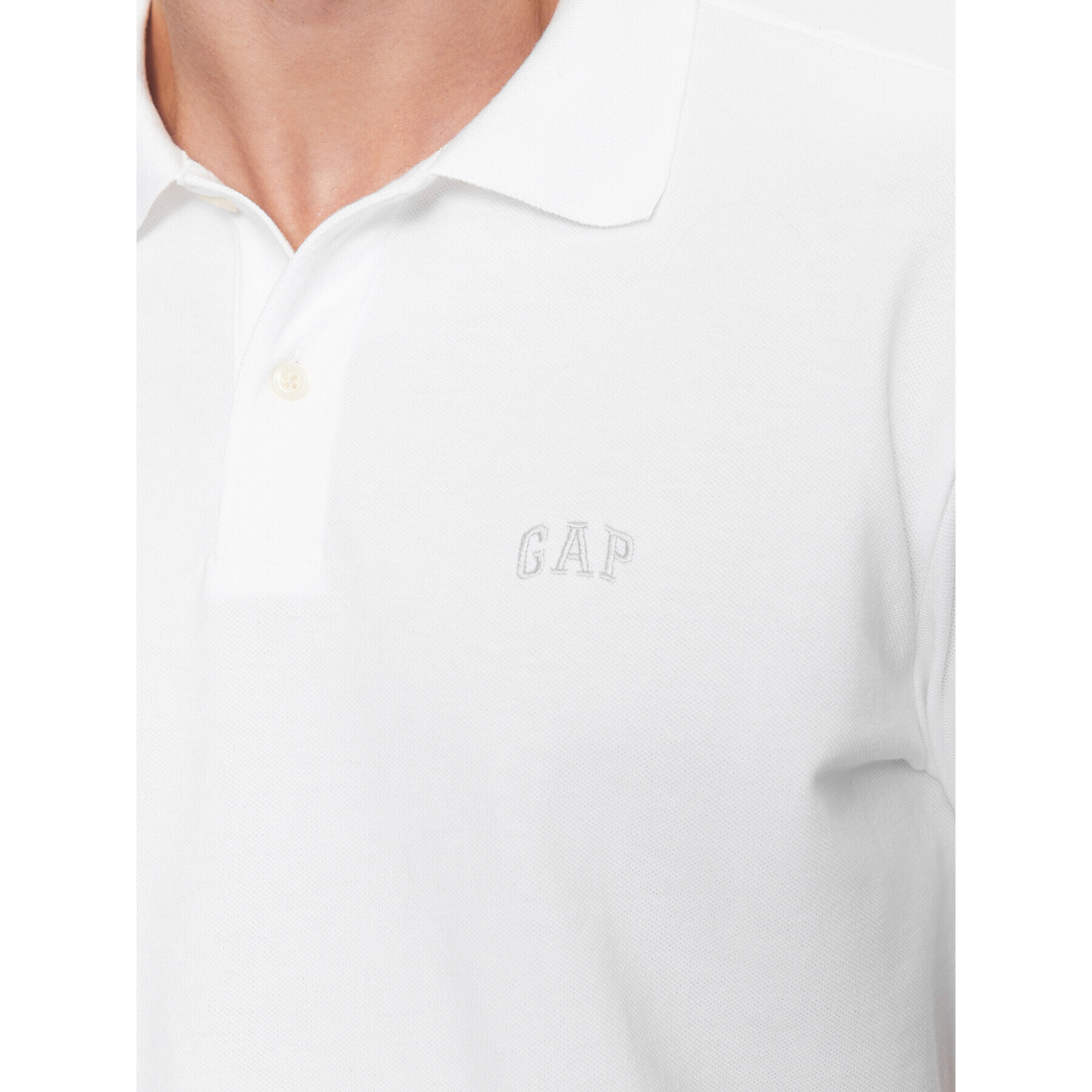 Gap Polokošile 586306-05 Bílá Regular Fit - Pepit.cz