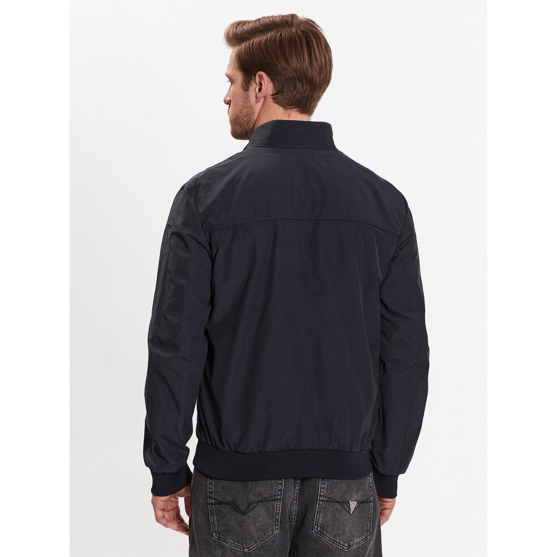 Geox Bunda bomber Vincit M3520D-T2983 F1624 Modrá Regular Fit - Pepit.cz