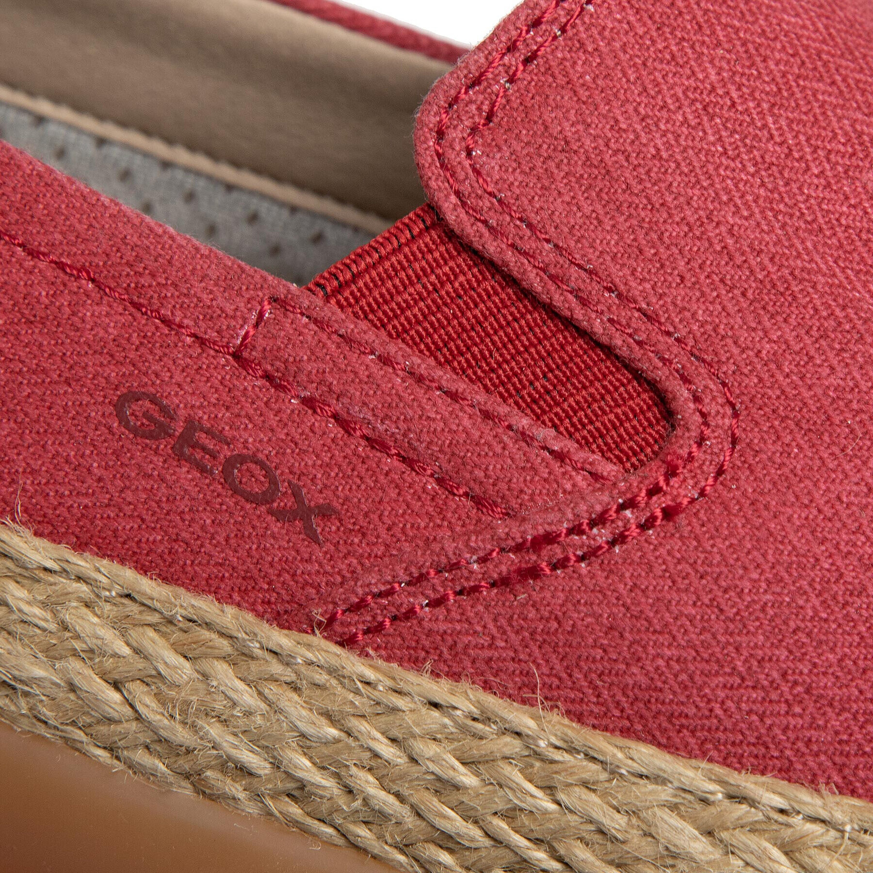 Geox Espadrilky U Mondello C U029EC 00010 C7000 Červená - Pepit.cz