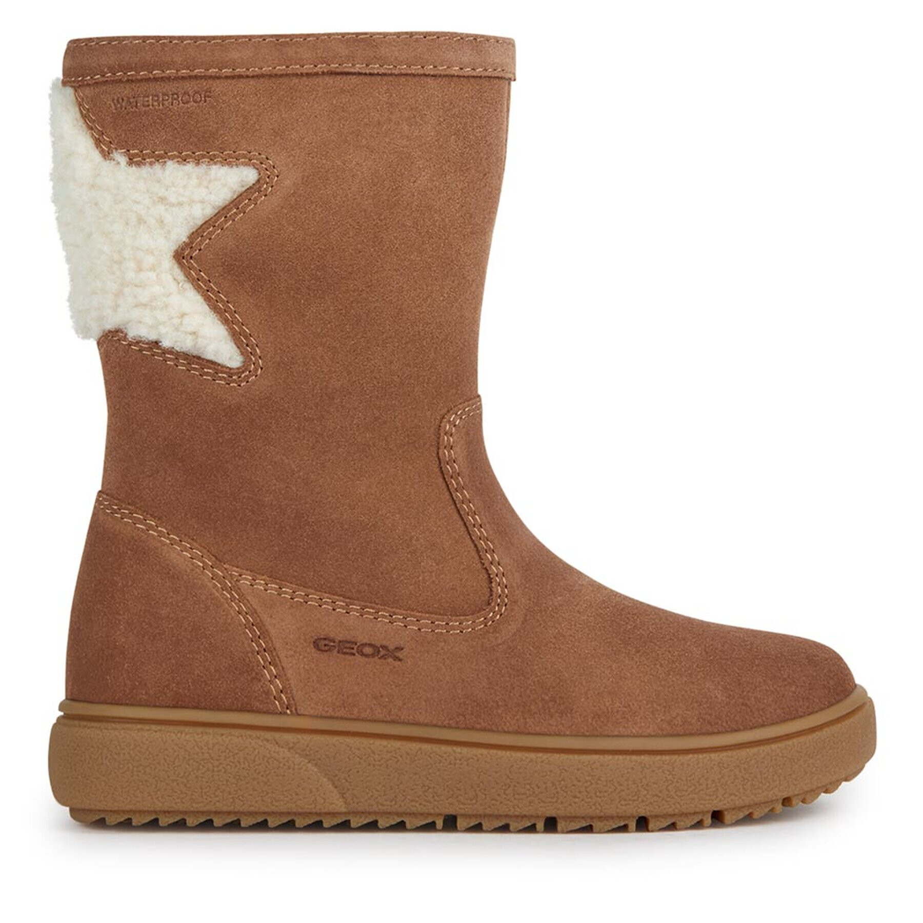 Geox Kozačky J Theleven Girl Wpf J36HYD 022BH C6627 D Hnědá - Pepit.cz