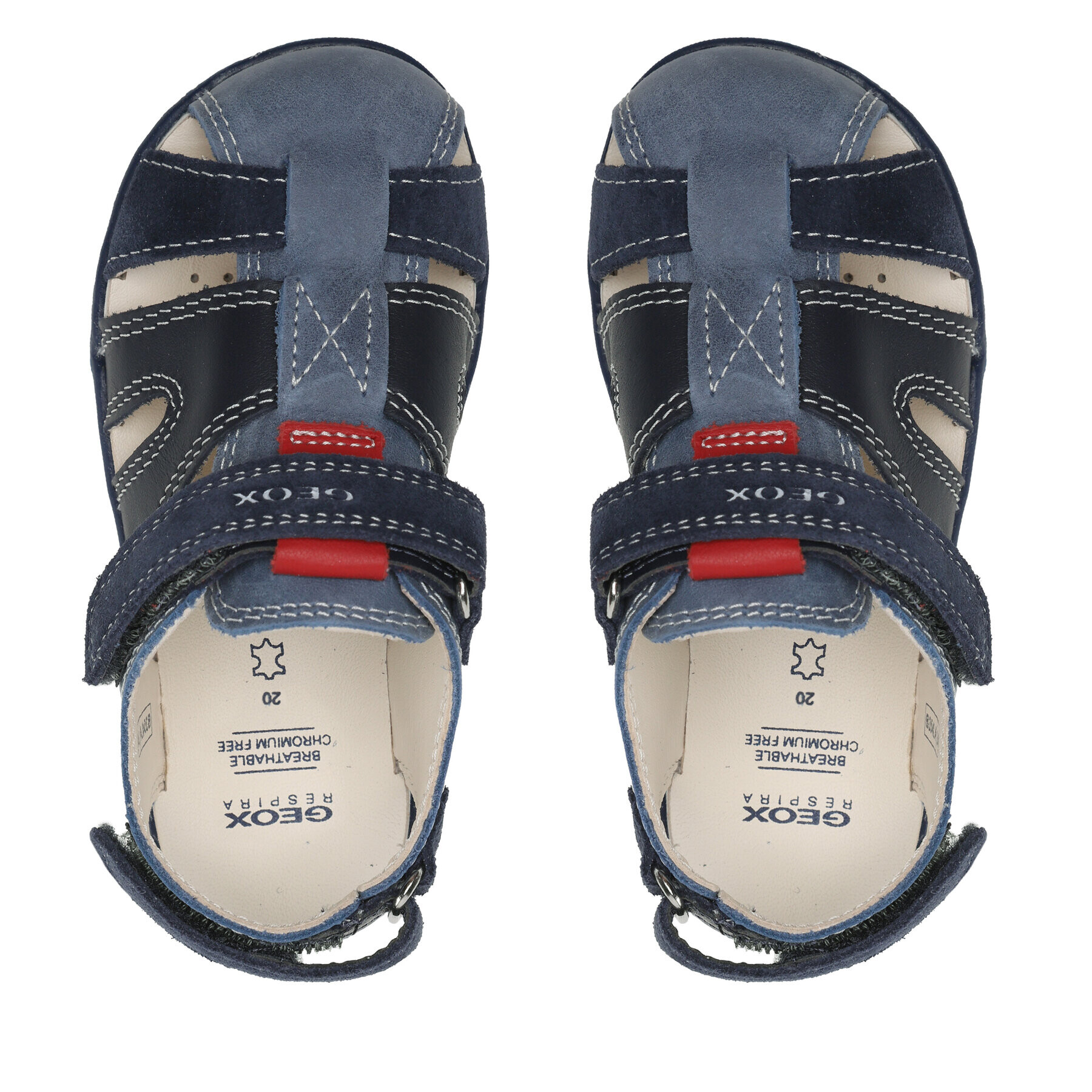 Geox Sandály B Sandal Delhi Boy B354LA0CL22C0200 M Modrá - Pepit.cz