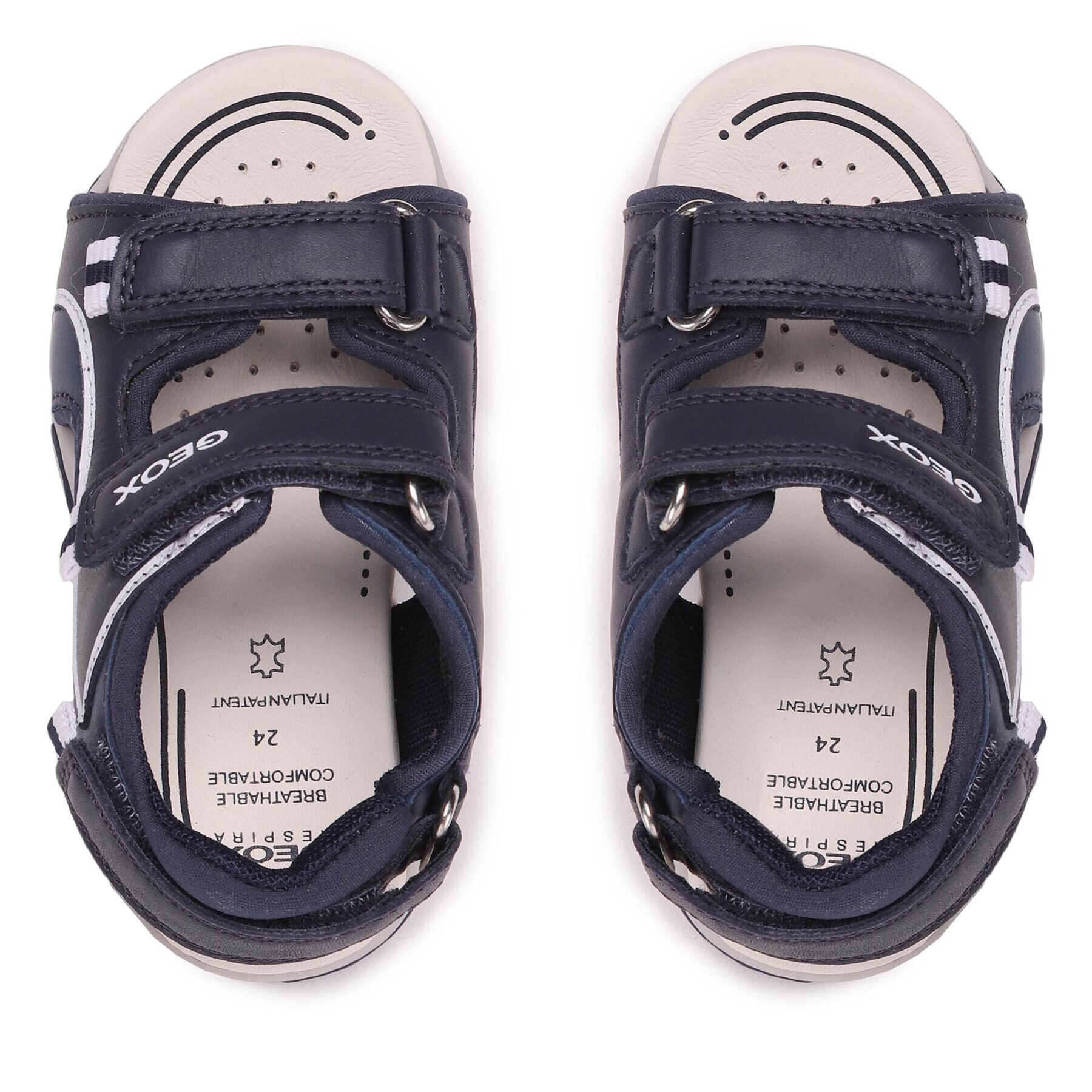 Geox Sandály B Sandal Flaffee Boy B3559A08515C0700 S Tmavomodrá - Pepit.cz