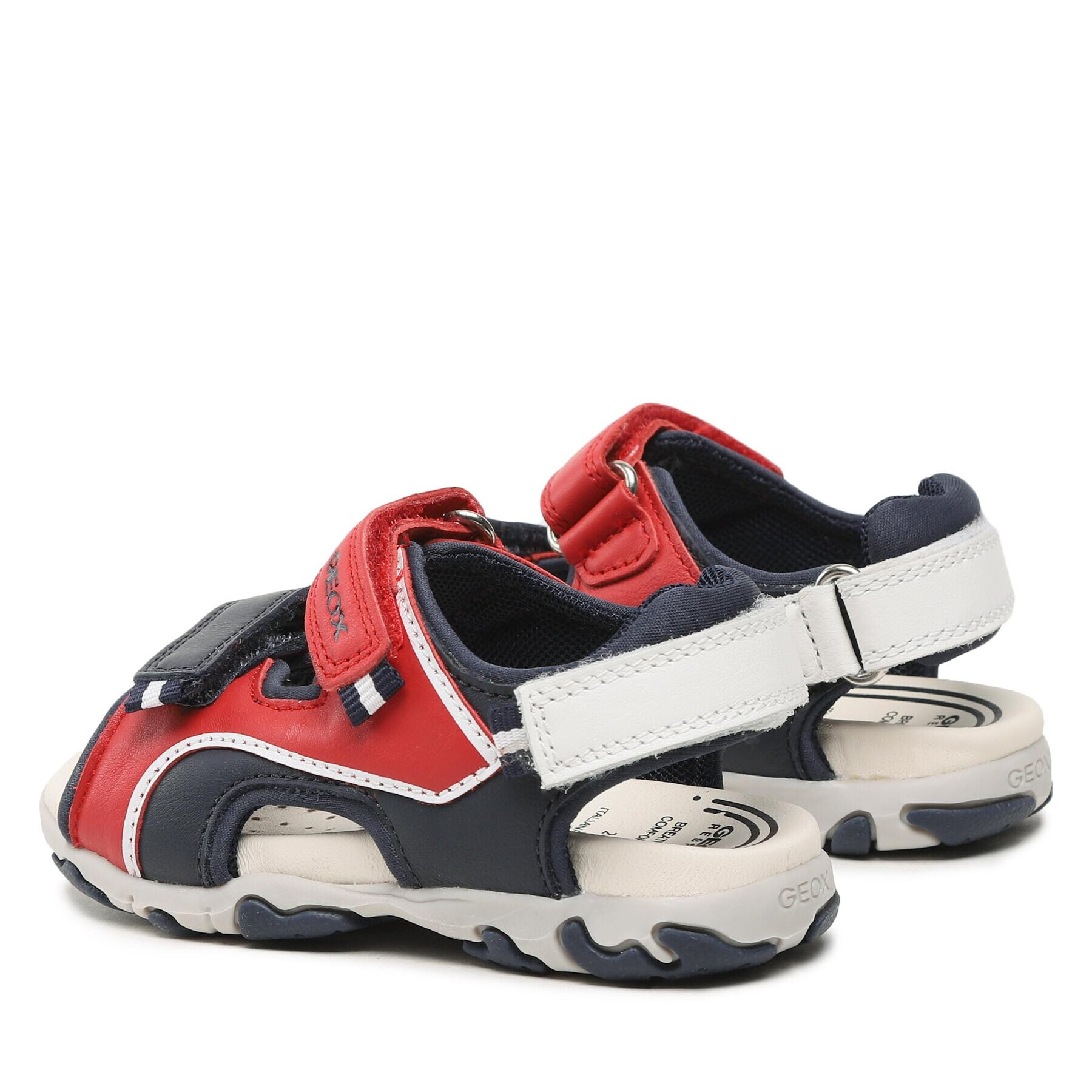 Geox Sandály B Sandal Flaffee Boy B3559A08515C7217 S Červená - Pepit.cz