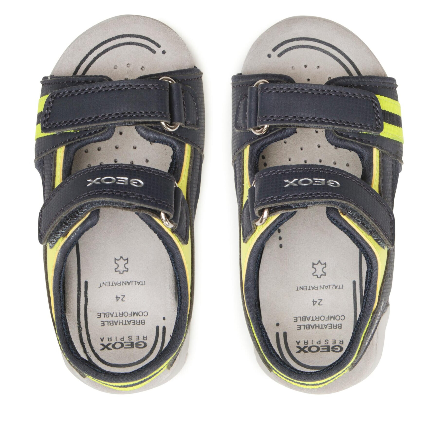 Geox Sandály B Sandal Flaffee Boy B3559C000CEC4502 S Tmavomodrá - Pepit.cz