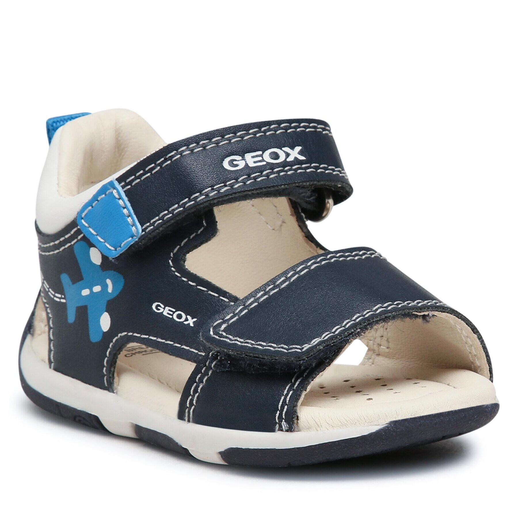 Geox Sandály B Sandal Tapuz Boy B150XB000BCC0693 Tmavomodrá - Pepit.cz