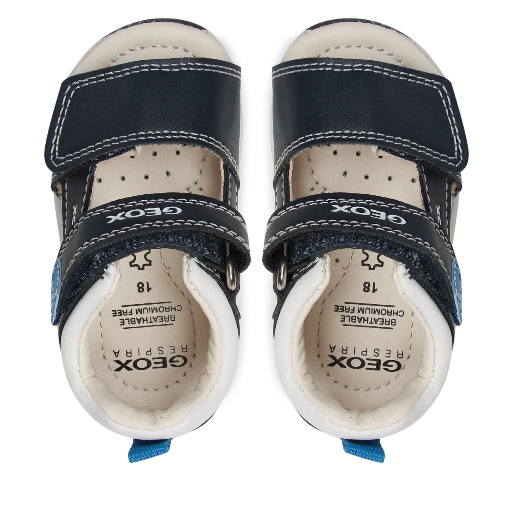 Geox Sandály B Sandal Tapuz Boy B150XB000BCC0693 Tmavomodrá - Pepit.cz