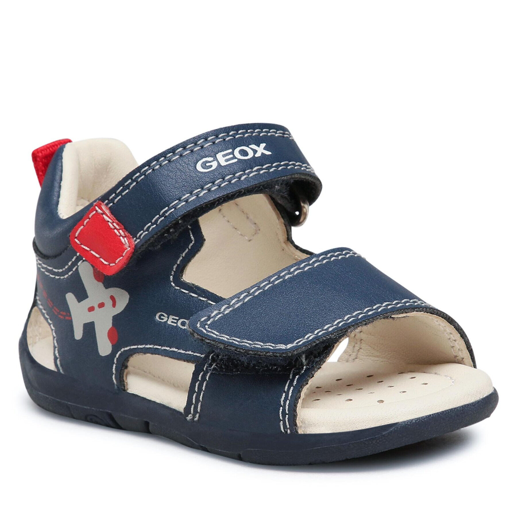 Geox Sandály B Sandal Tapuz Boy B150XB000BCC4245 Tmavomodrá - Pepit.cz