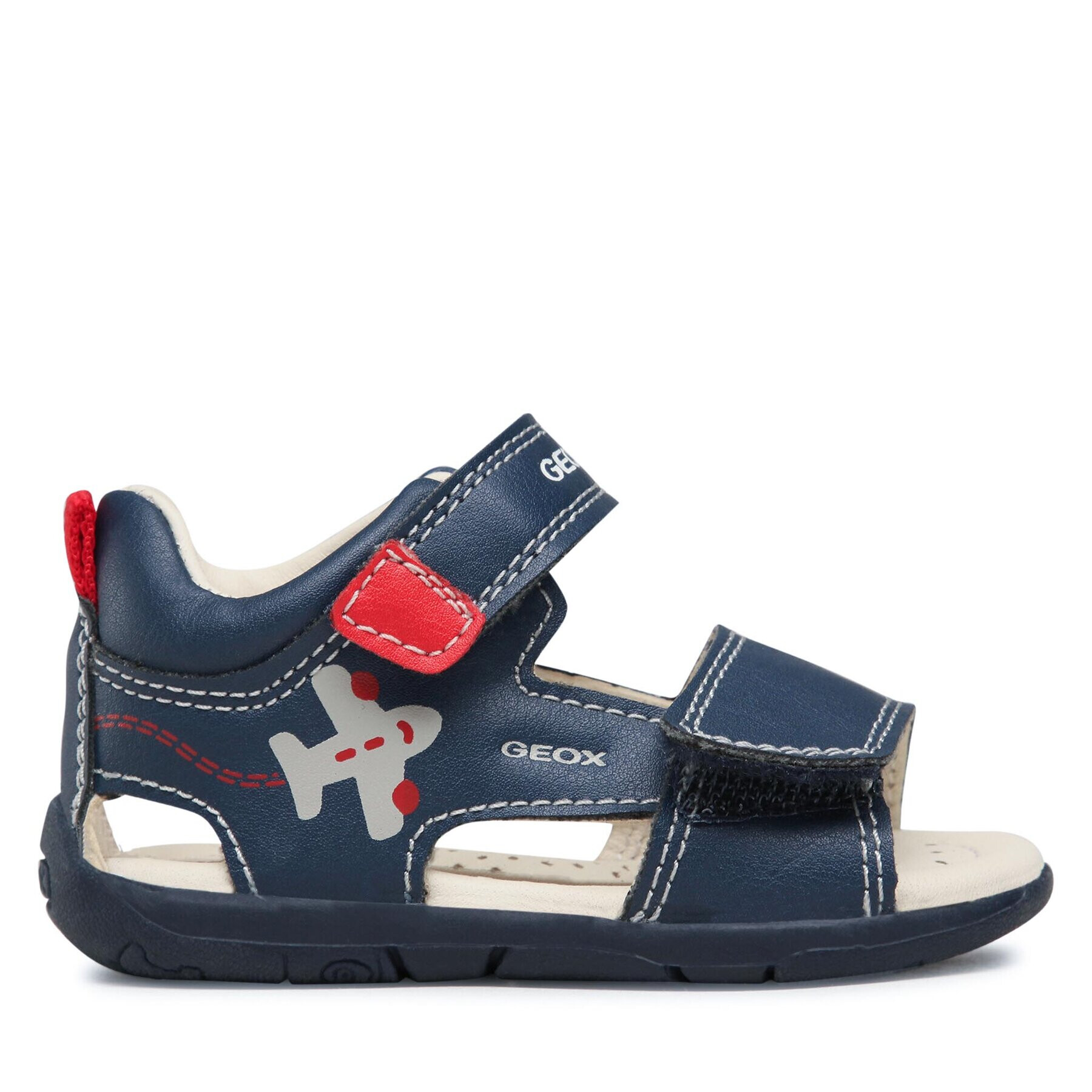 Geox Sandály B Sandal Tapuz Boy B150XB000BCC4245 Tmavomodrá - Pepit.cz