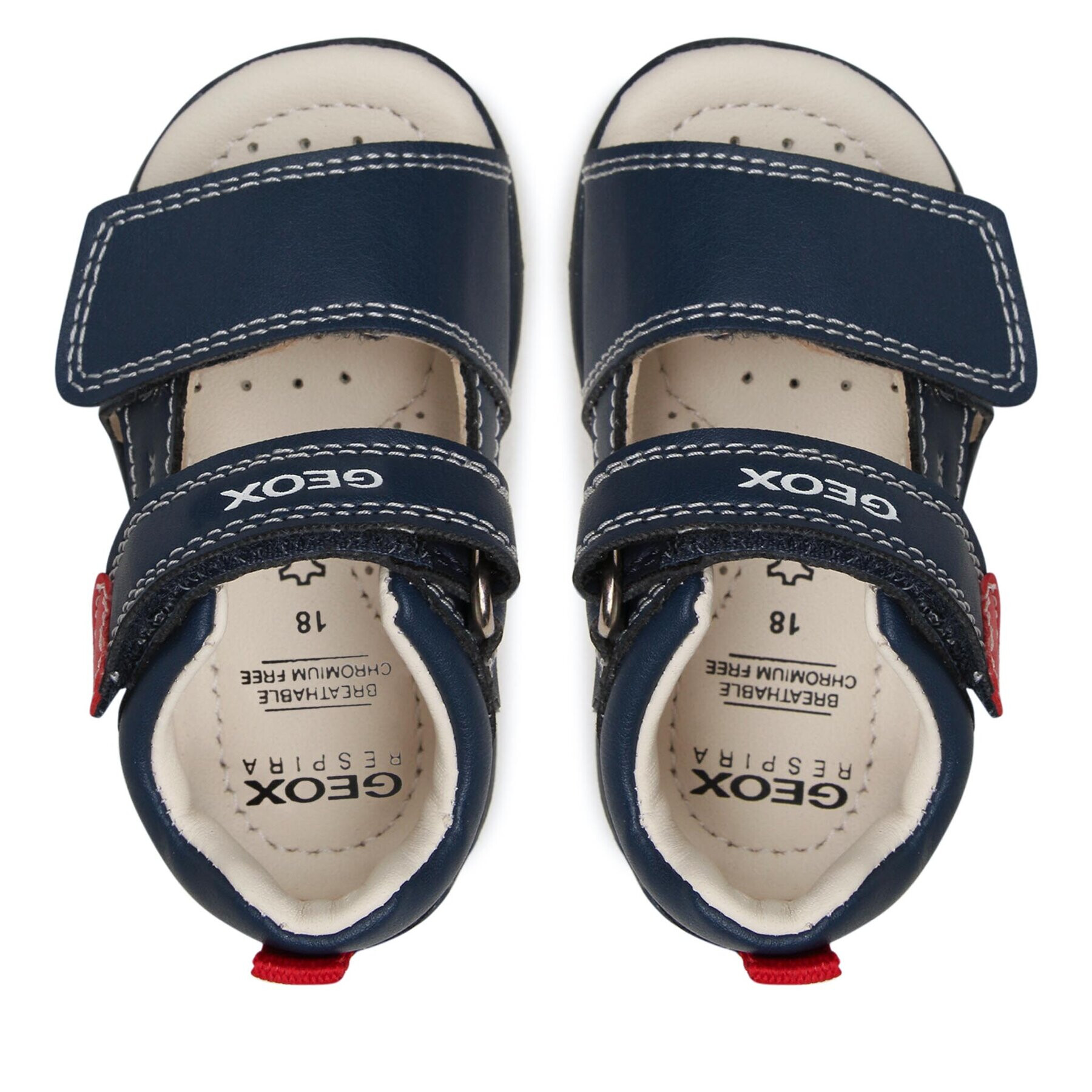 Geox Sandály B Sandal Tapuz Boy B150XB000BCC4245 Tmavomodrá - Pepit.cz