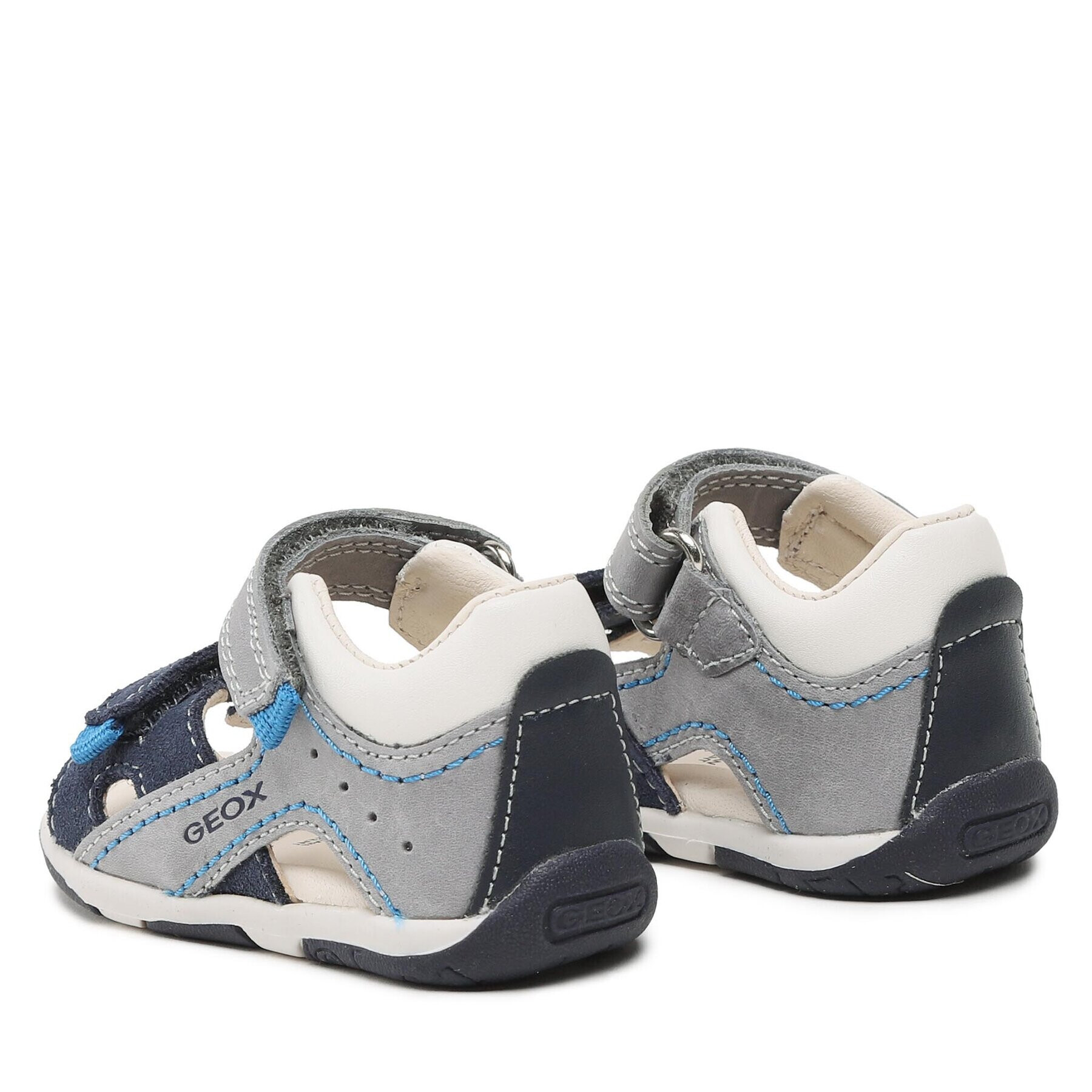 Geox Sandály B Sandal Tapuz Boy B250XA0CL22C0665 Šedá - Pepit.cz