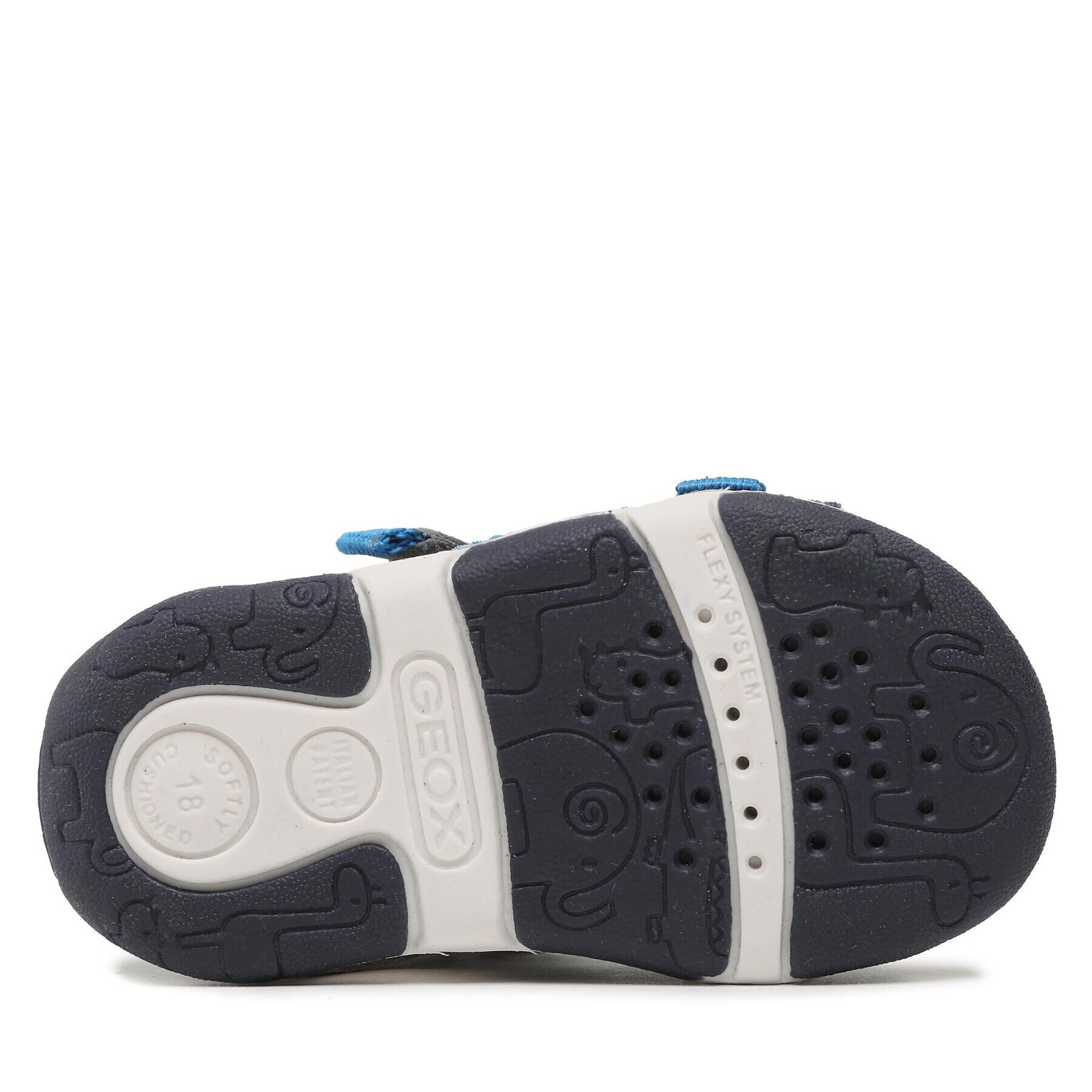 Geox Sandály B Sandal Tapuz Boy B250XA0CL22C0665 Šedá - Pepit.cz