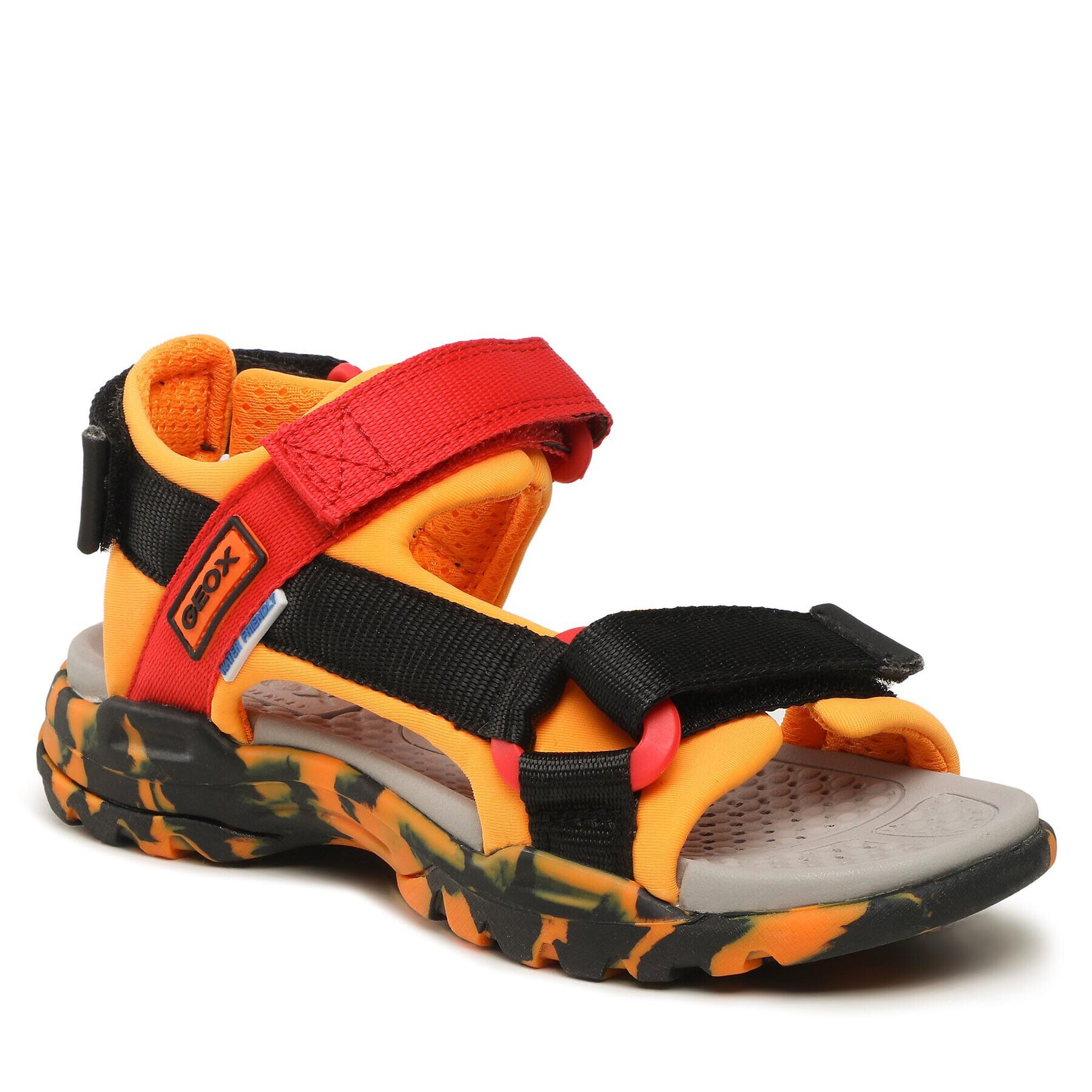 Geox Sandály J Borealis Boy J150RA01511C0822 S Oranžová - Pepit.cz