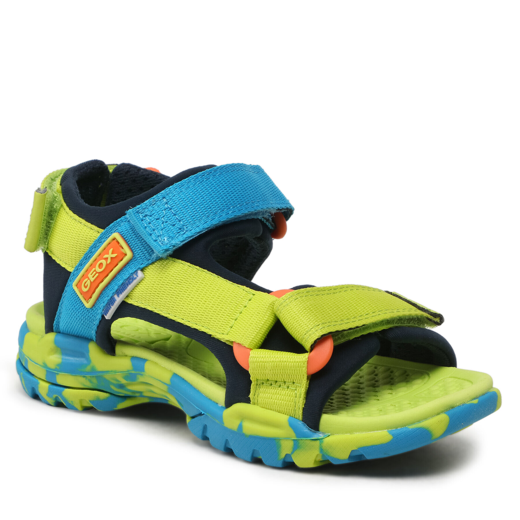 Geox Sandály J Borealis Boy J150RA01511C3346 D Žlutá - Pepit.cz