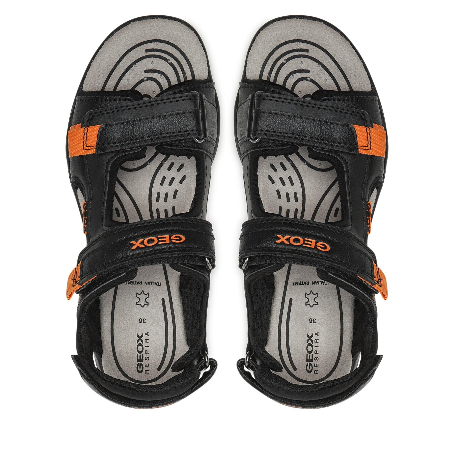 Geox Sandály J Borealis Boy J250RA01554C0038 D Černá - Pepit.cz