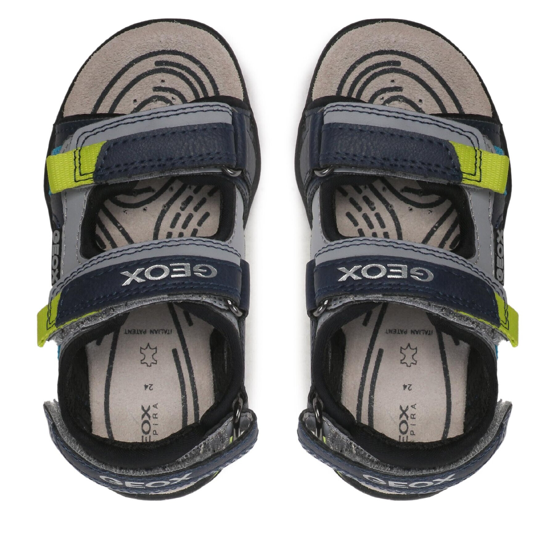 Geox Sandály J Borealis Boy J250RA01554C0661 M Tmavomodrá - Pepit.cz