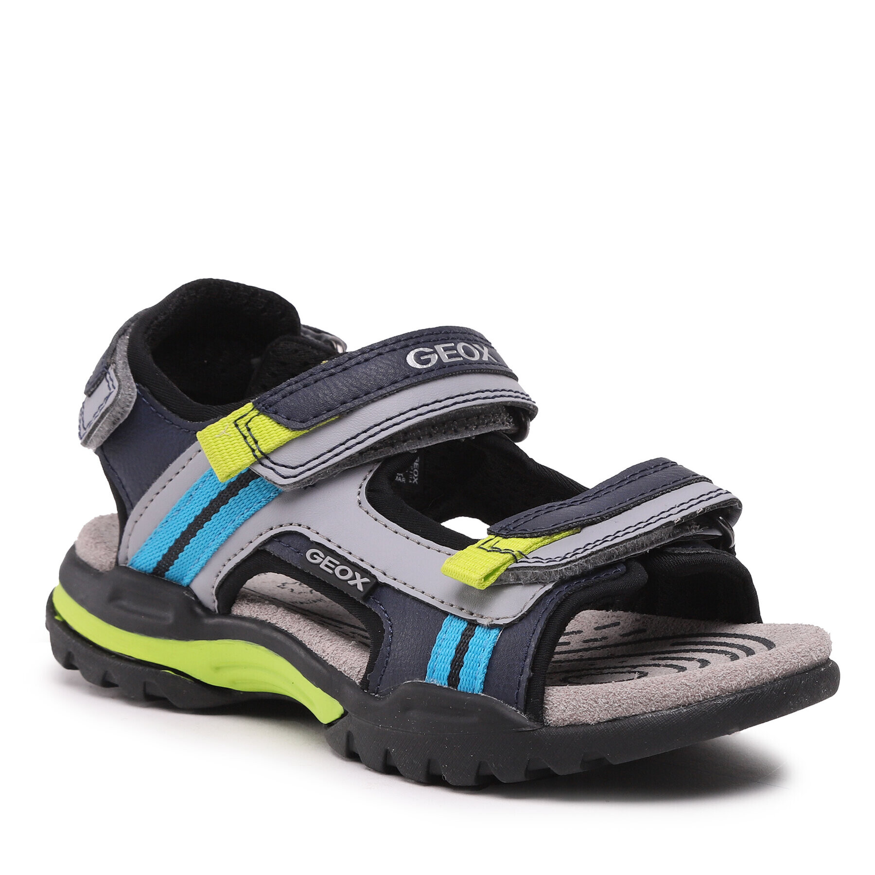 Geox Sandály J Borealis Boy J250RA01554C0661 S Tmavomodrá - Pepit.cz