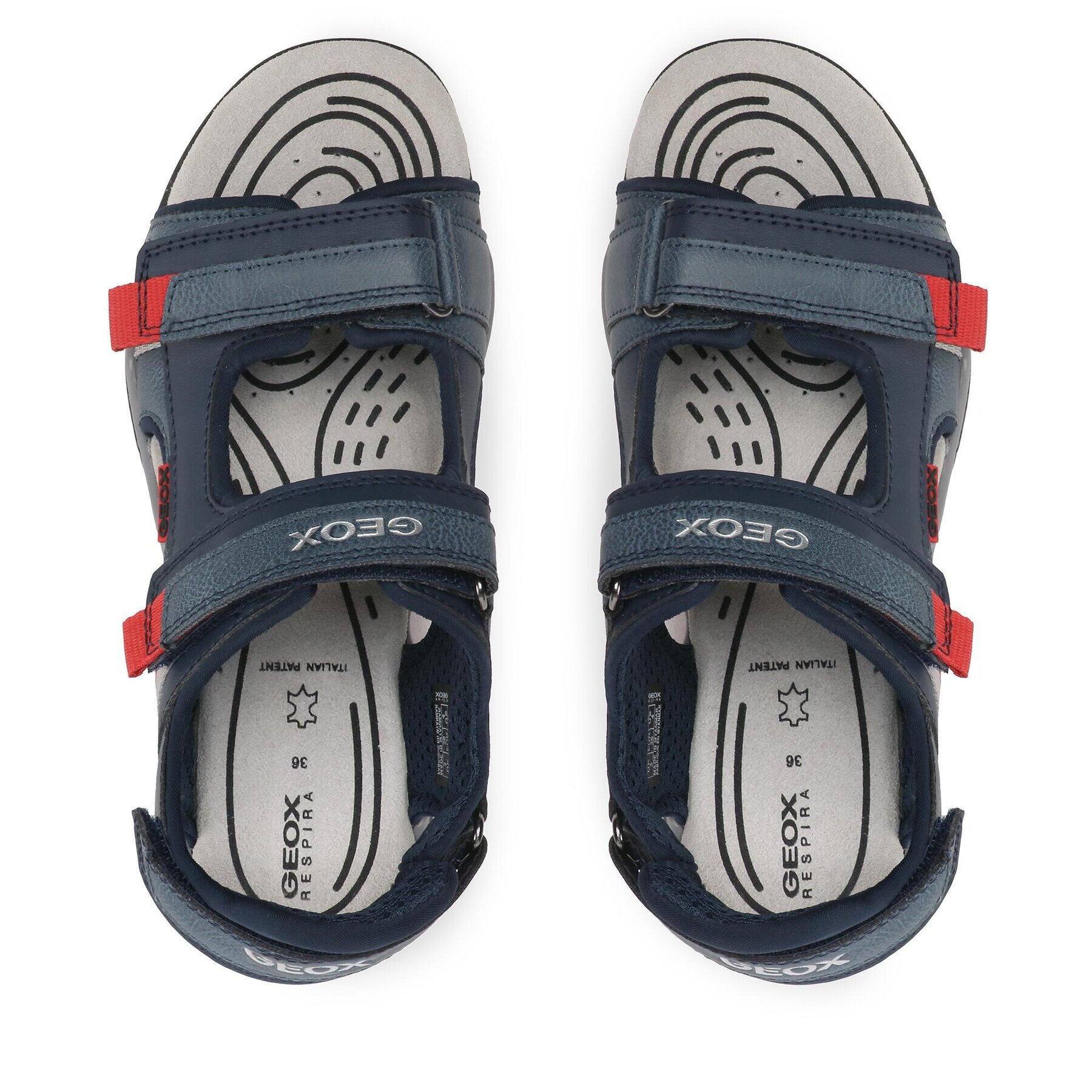 Geox Sandály J Borealis Boy J250RA01554C4327 D Tmavomodrá - Pepit.cz