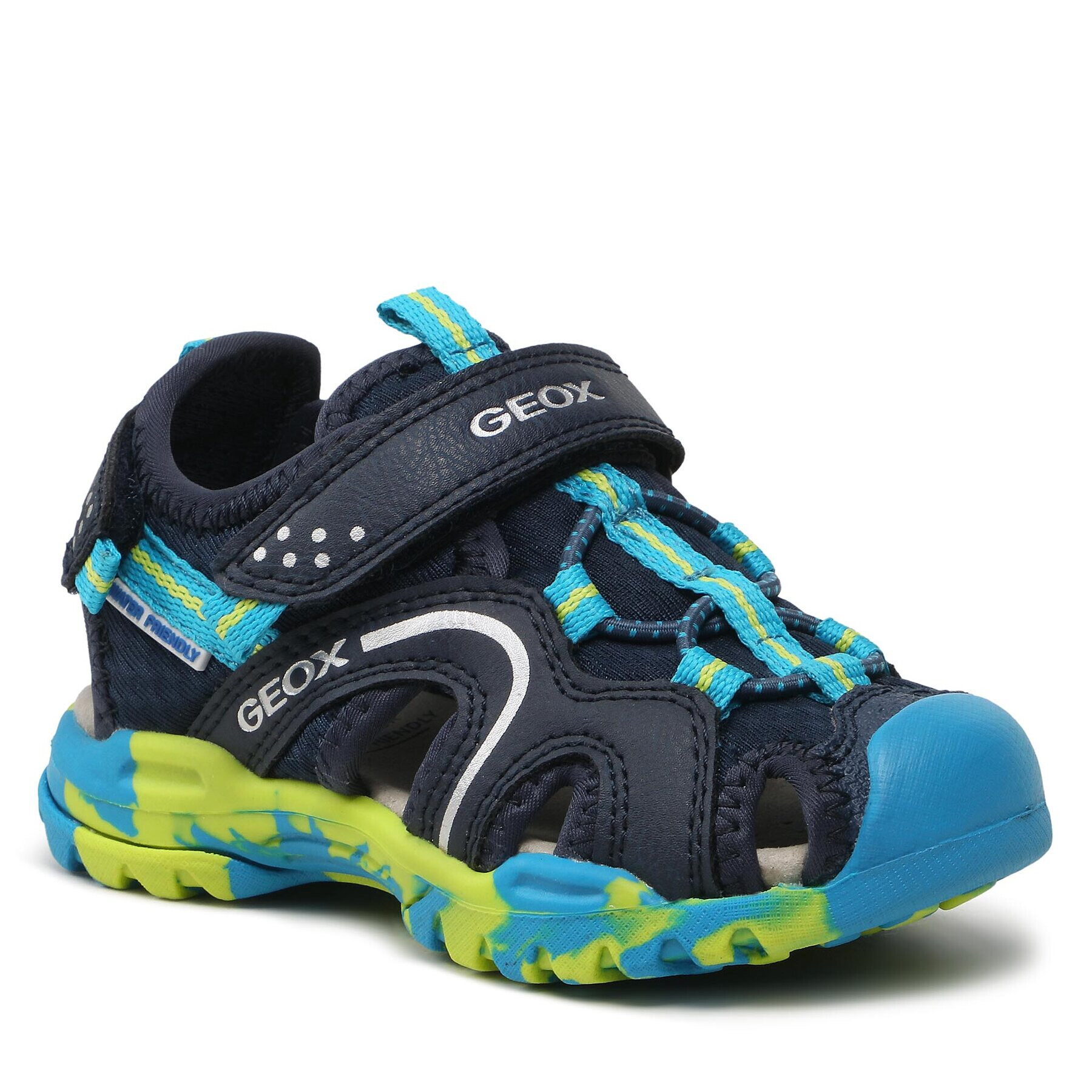 Geox Sandály J Borealis Boy J250RB014MEC0749 M Tmavomodrá - Pepit.cz