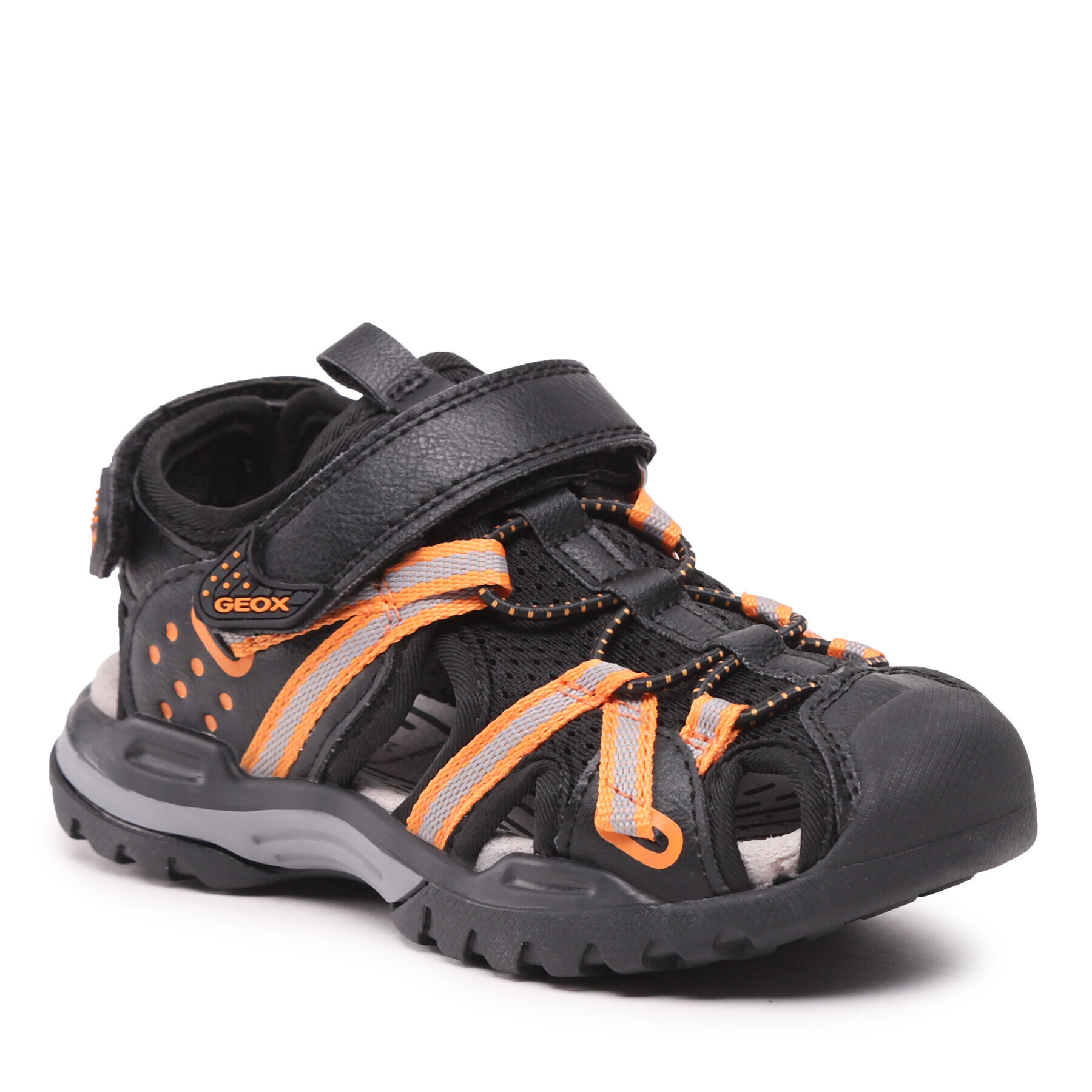 Geox Sandály J Borealis Boy J920RB0ME14C0038 S Černá - Pepit.cz