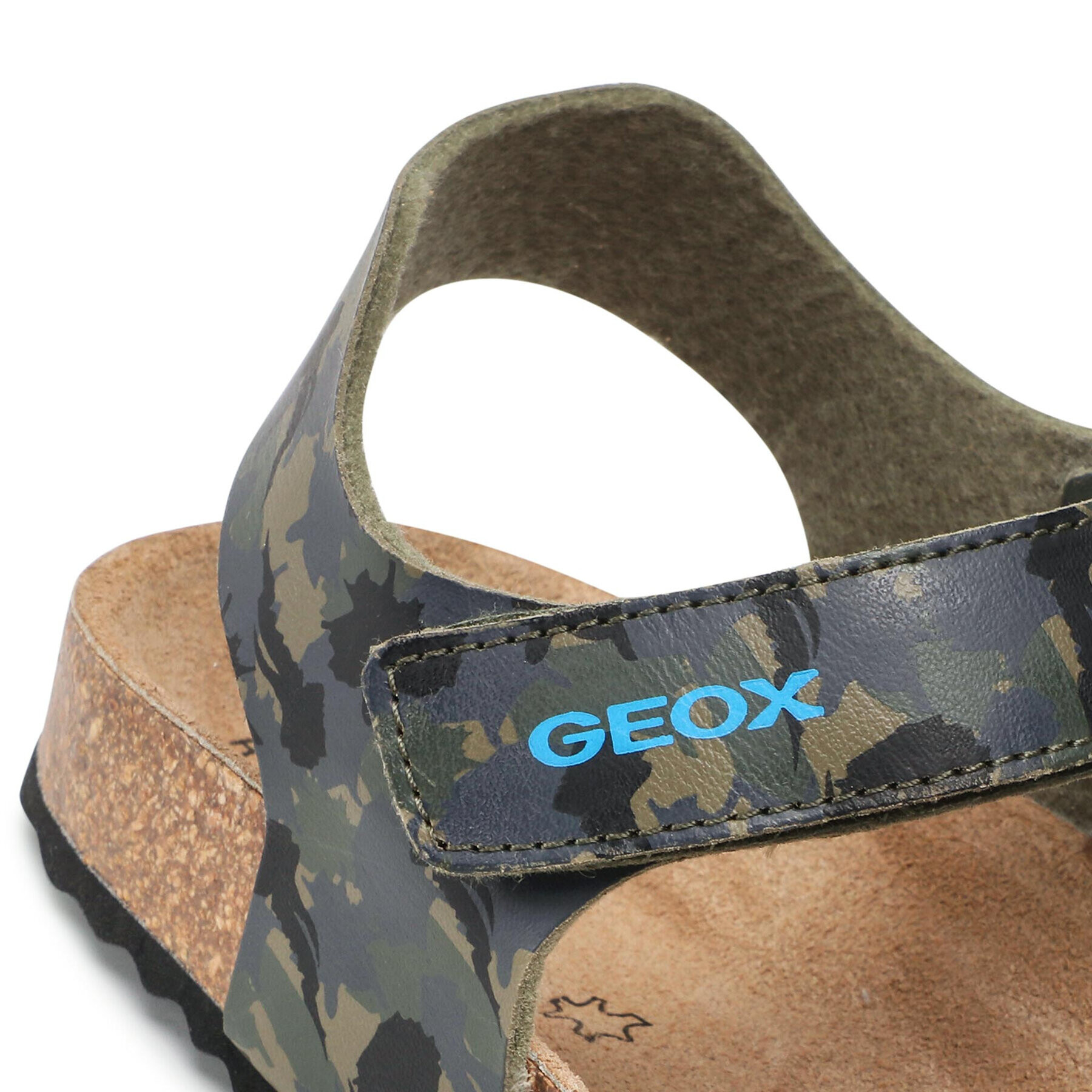 Geox Sandály J Ghita B. B J028LB 00004 C0483 D Zelená - Pepit.cz