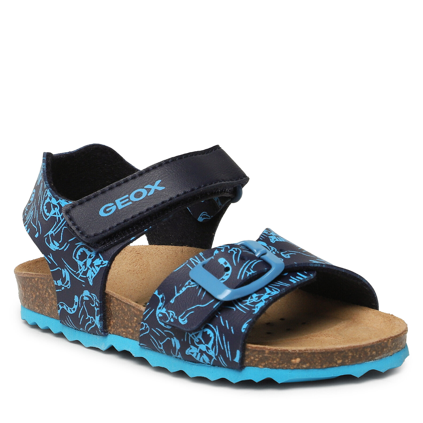 Geox Sandály J Ghita Boy J028LB00004C0693 M Tmavomodrá - Pepit.cz