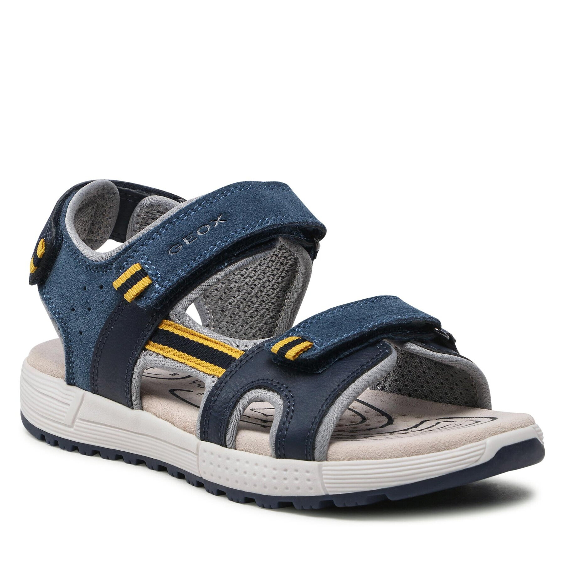 Geox Sandály J Sandal Alben Boy J35AVA01522C4B2G D Modrá - Pepit.cz