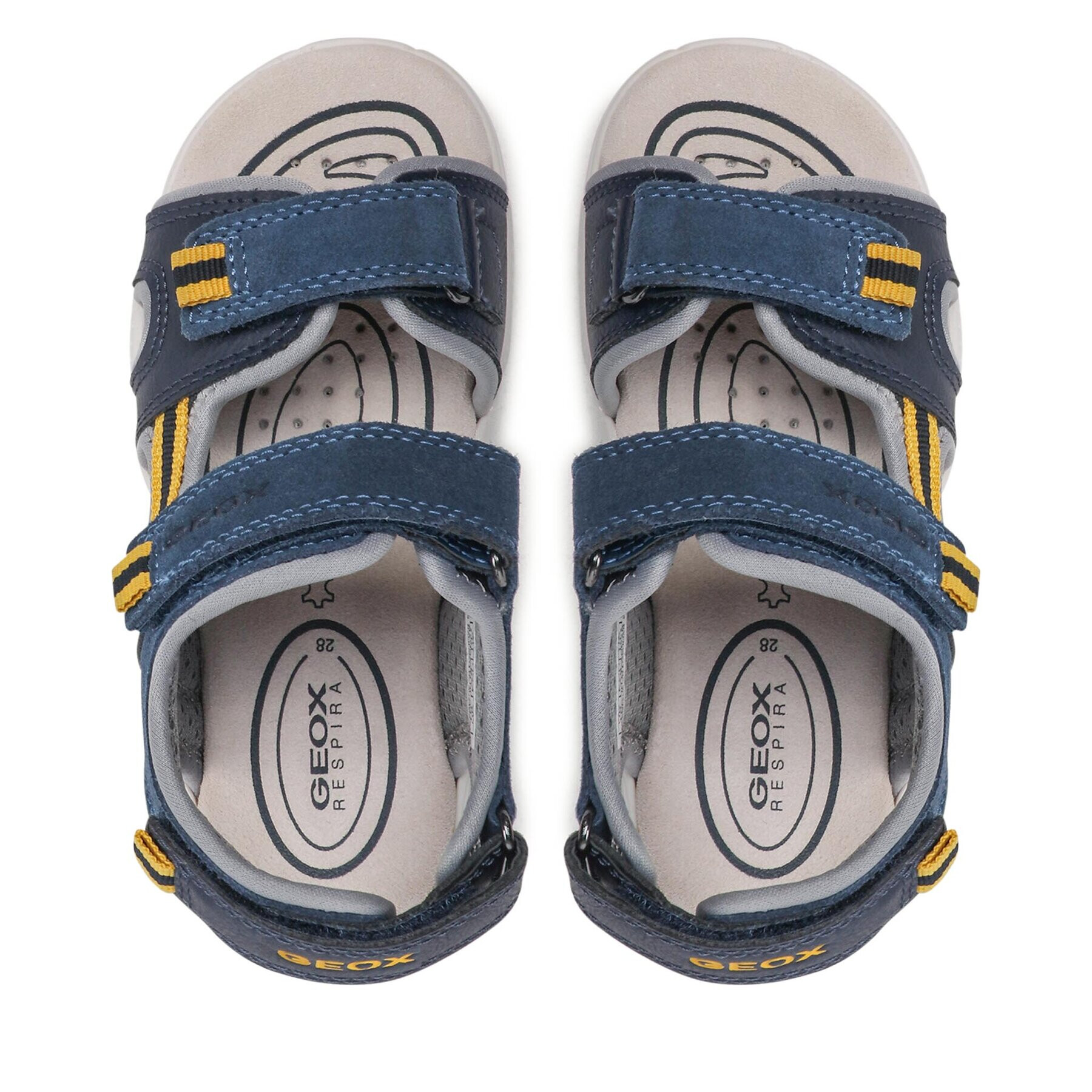 Geox Sandály J Sandal Alben Boy J35AVA01522C4B2G S Modrá - Pepit.cz