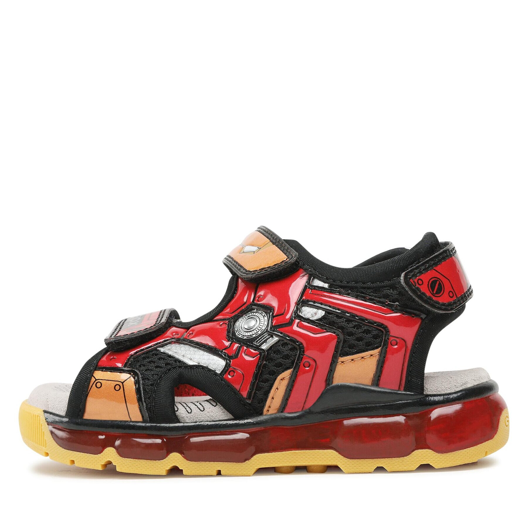 Geox Sandály J Sandal Android Boy J350QB014CEC0048 M Červená - Pepit.cz