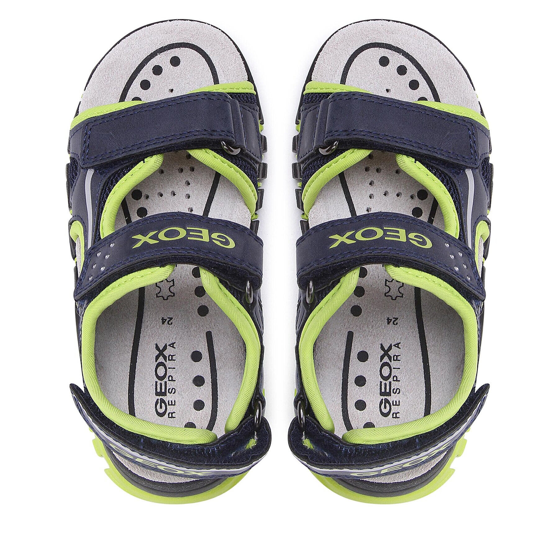 Geox Sandály J Sandal Dynomix Boy J35GHC014MEC0749 M Tmavomodrá - Pepit.cz