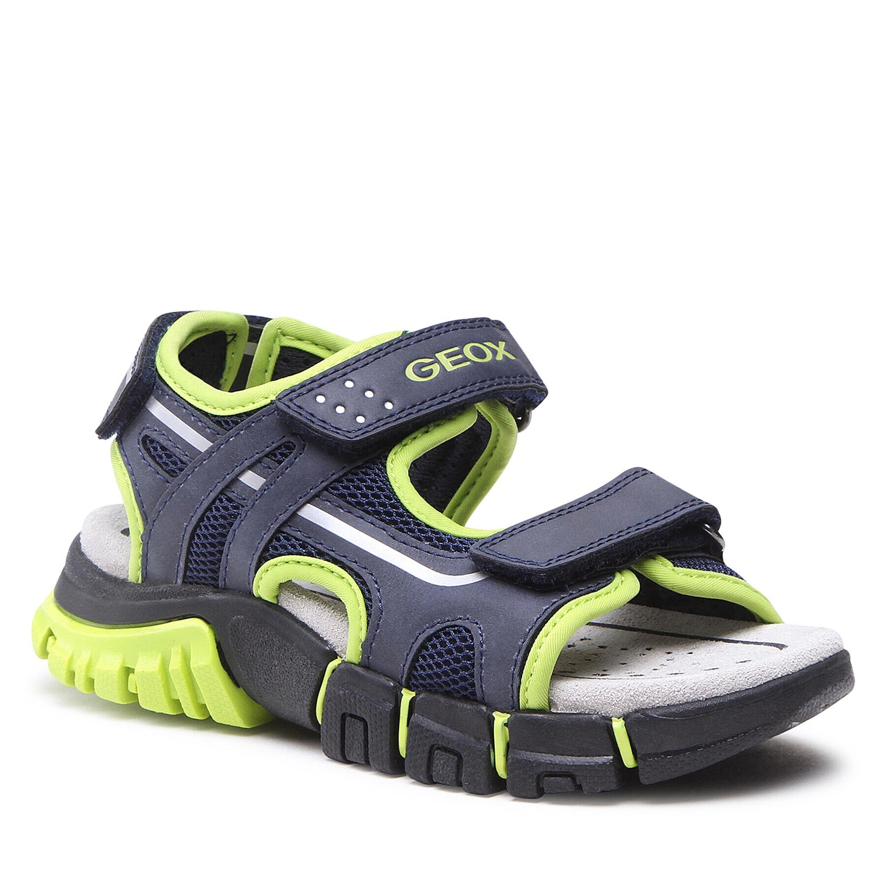 Geox Sandály J Sandal Dynomix Boy J35GHC014MEC0749 S Tmavomodrá - Pepit.cz