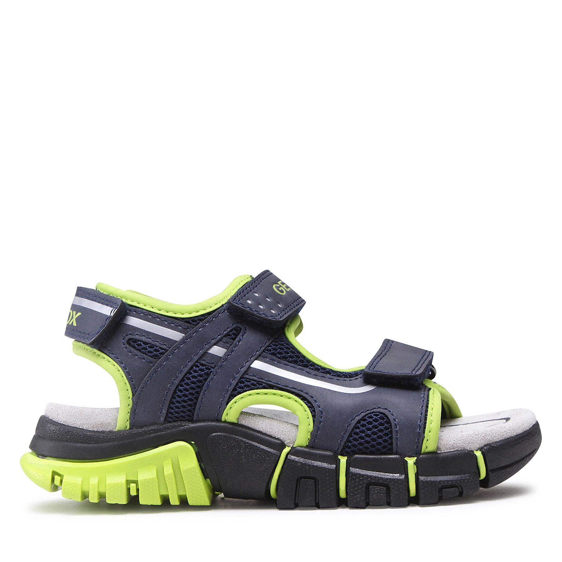 Geox Sandály J Sandal Dynomix Boy J35GHC014MEC0749 S Tmavomodrá - Pepit.cz