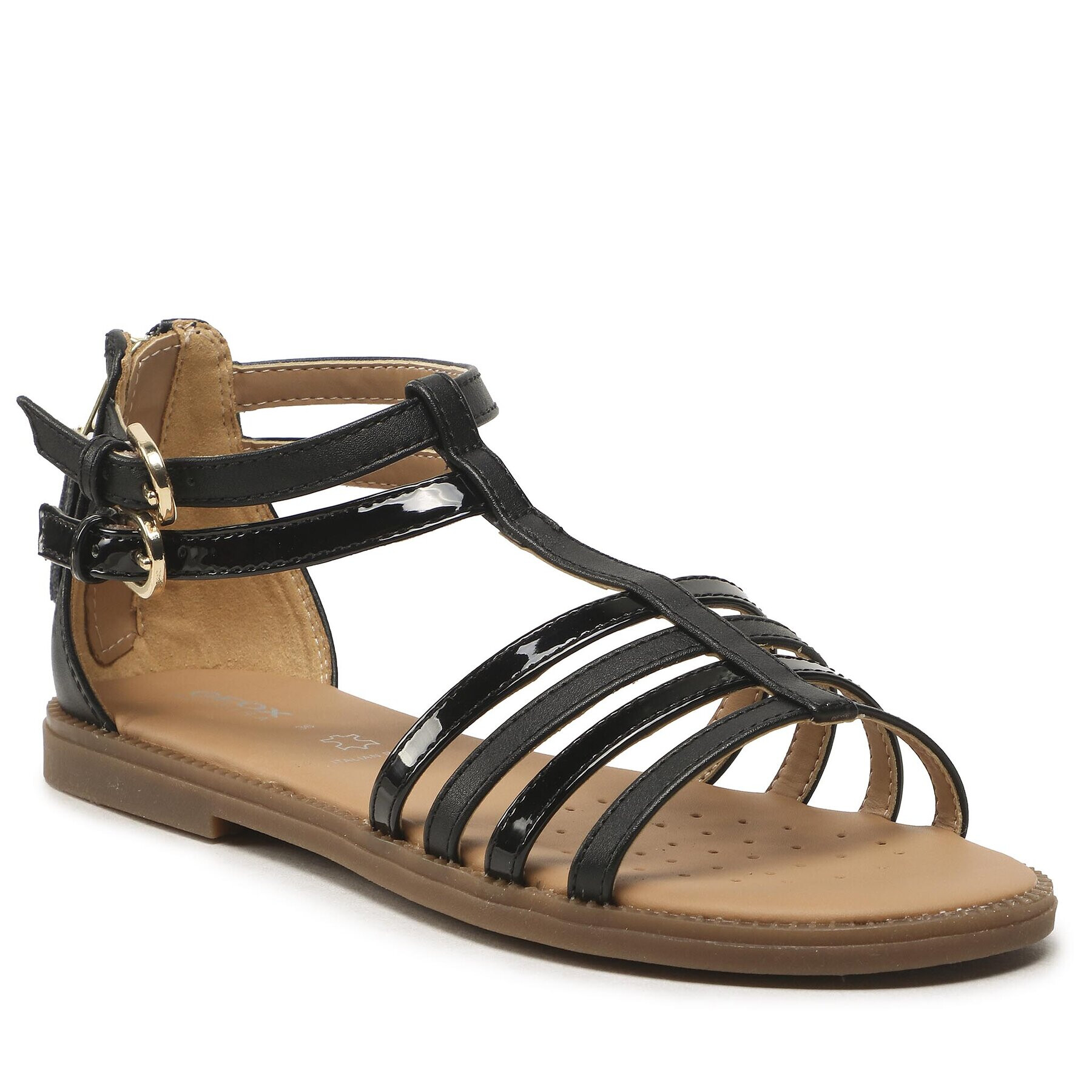 Geox Sandály J Sandal Karly Girl J7235D05402C9999 D Černá - Pepit.cz