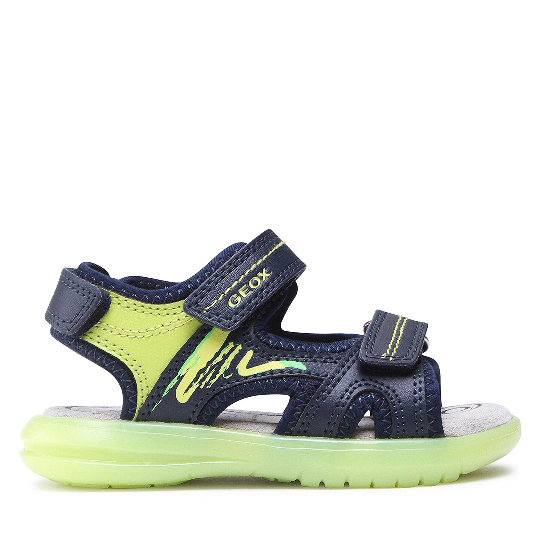 Geox Sandály J Sandal Maratea Boy J15DRD014BCCF43S M Tmavomodrá - Pepit.cz