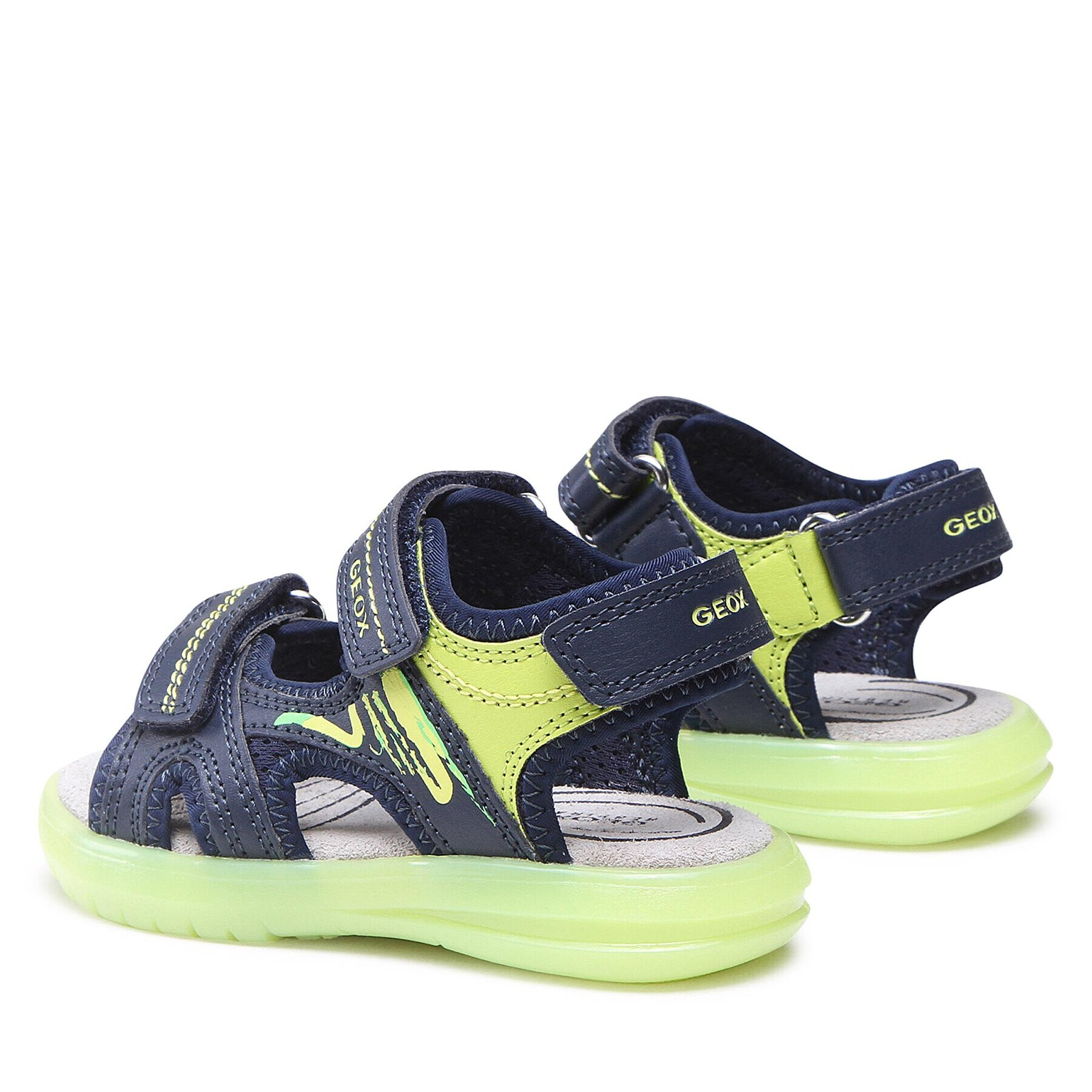 Geox Sandály J Sandal Maratea Boy J15DRD014BCCF43S M Tmavomodrá - Pepit.cz