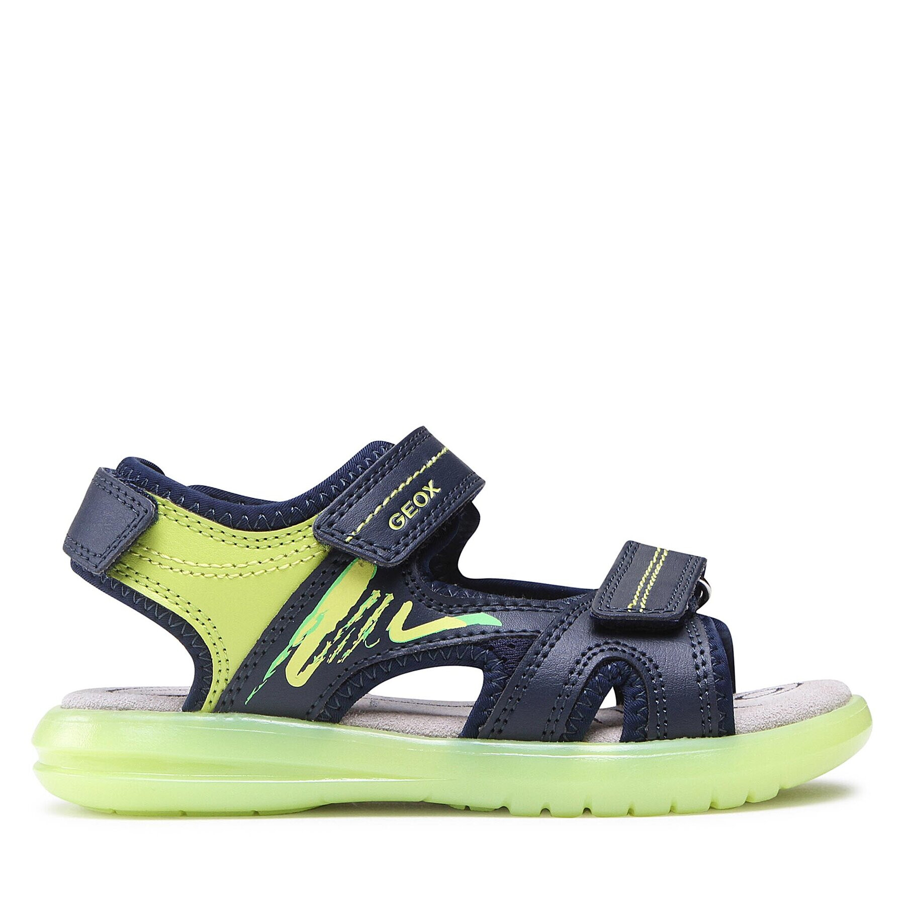 Geox Sandály J Sandal Maratea Boy J15DRD014BCCF43S S Tmavomodrá - Pepit.cz