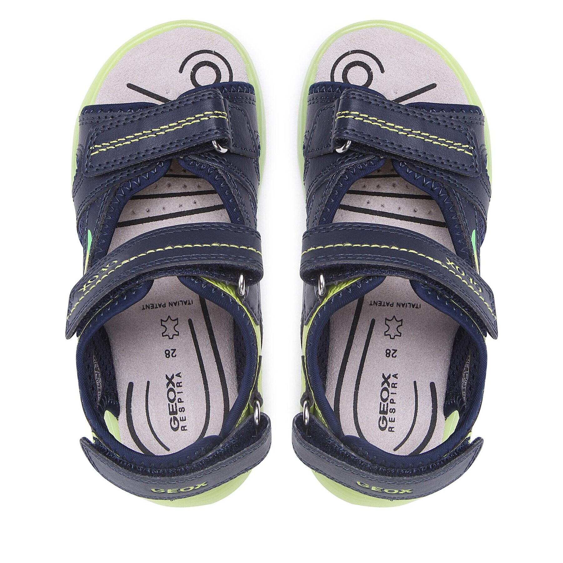 Geox Sandály J Sandal Maratea Boy J15DRD014BCCF43S S Tmavomodrá - Pepit.cz