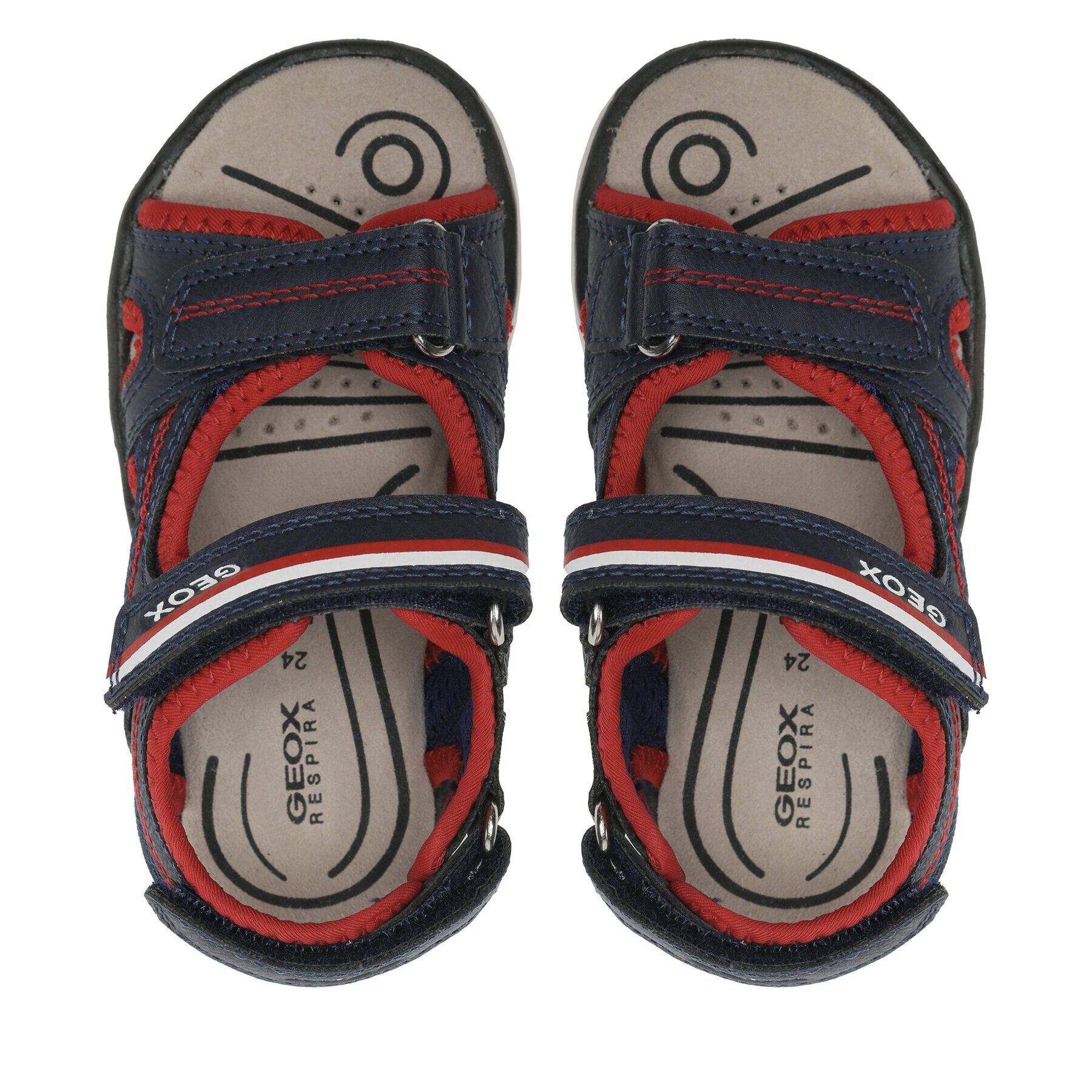 Geox Sandály J Sandal Maratea Boy J35DRC01454C0735 M Tmavomodrá - Pepit.cz