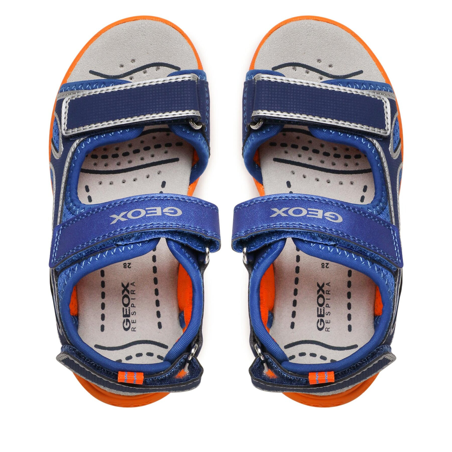 Geox Sandály J Sandal Splush Boy J35GPA014CEC0685 S Tmavomodrá - Pepit.cz