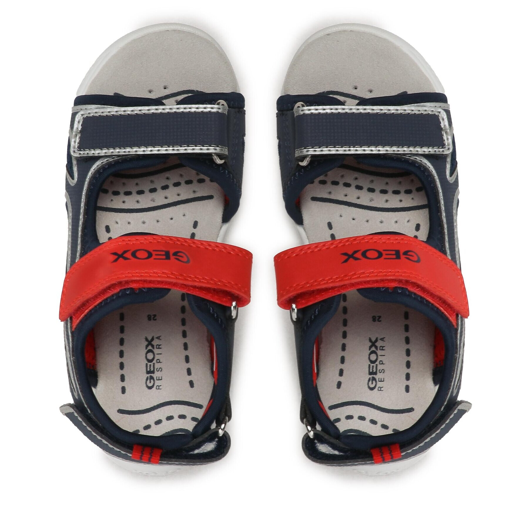 Geox Sandály J Sandal Splush Boy J35GPA014CEC0735 S Tmavomodrá - Pepit.cz