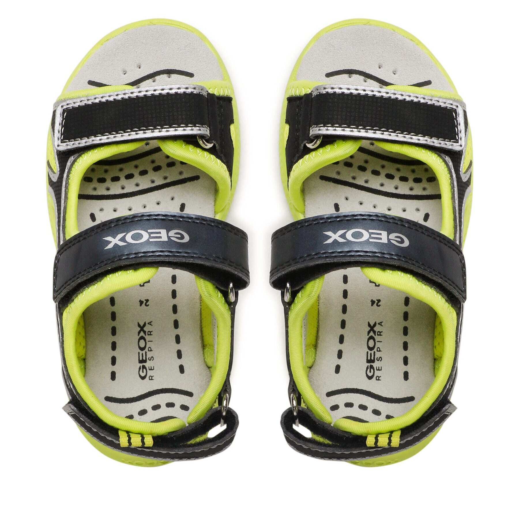 Geox Sandály J Sandal Splush Boy J35GPA014CEC3707 M Žlutá - Pepit.cz