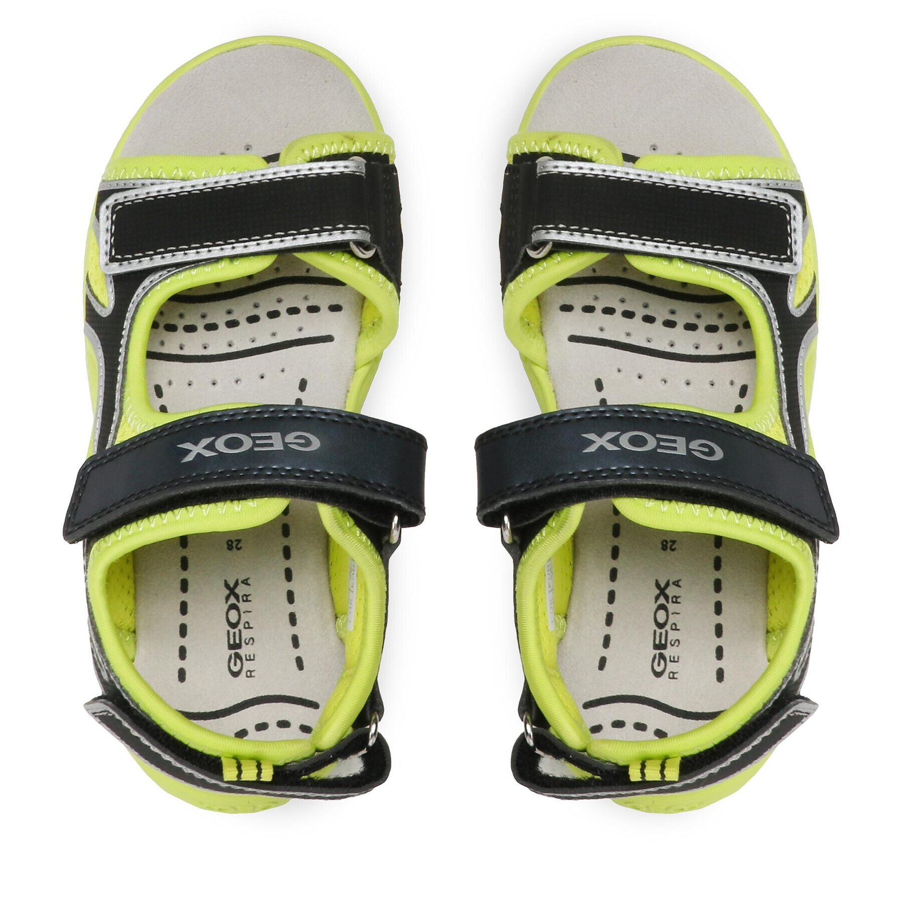 Geox Sandály J Sandal Splush Boy J35GPA014CEC3707 S Žlutá - Pepit.cz