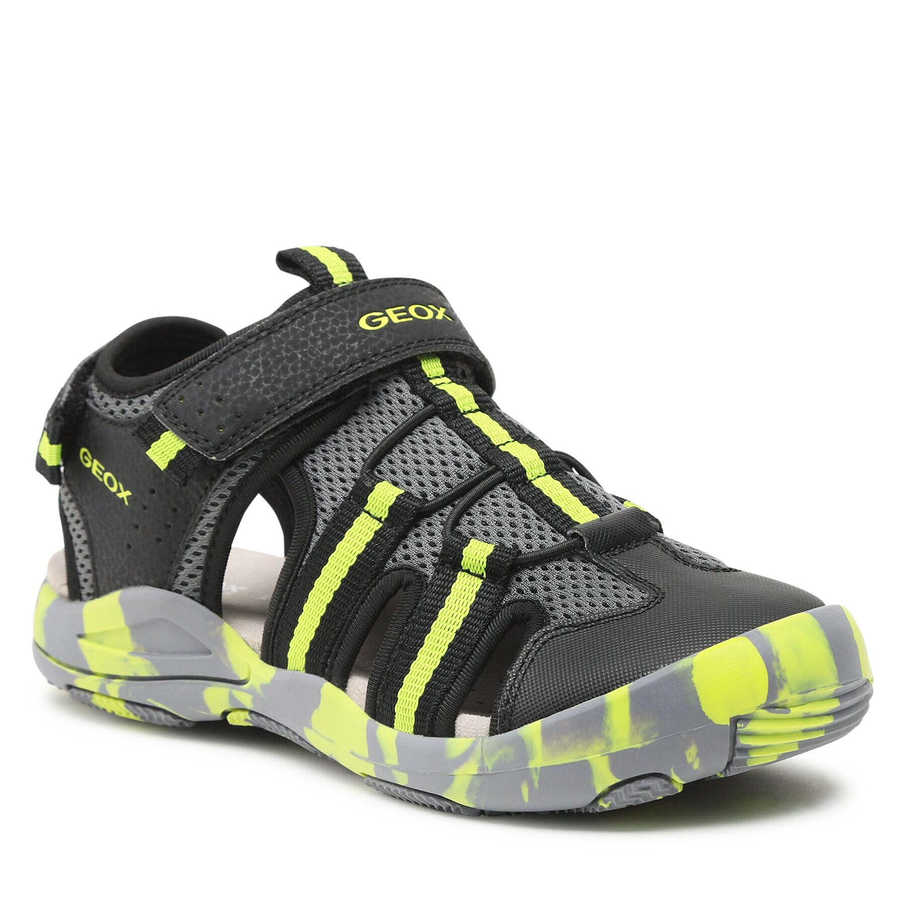 Geox Sandály Jr Sandal Kyle J15E1A014CEC0802 D Černá - Pepit.cz