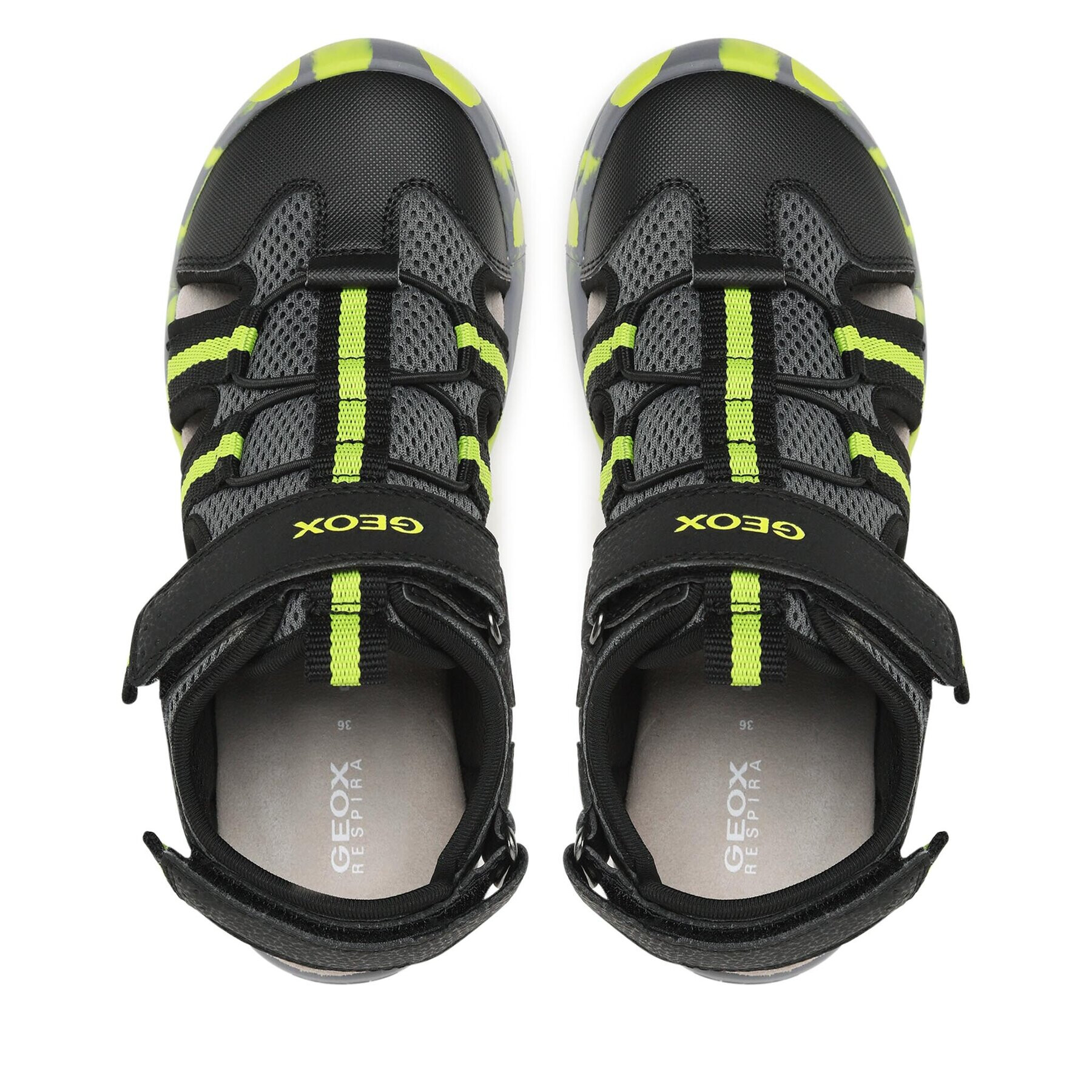 Geox Sandály Jr Sandal Kyle J15E1A014CEC0802 D Černá - Pepit.cz