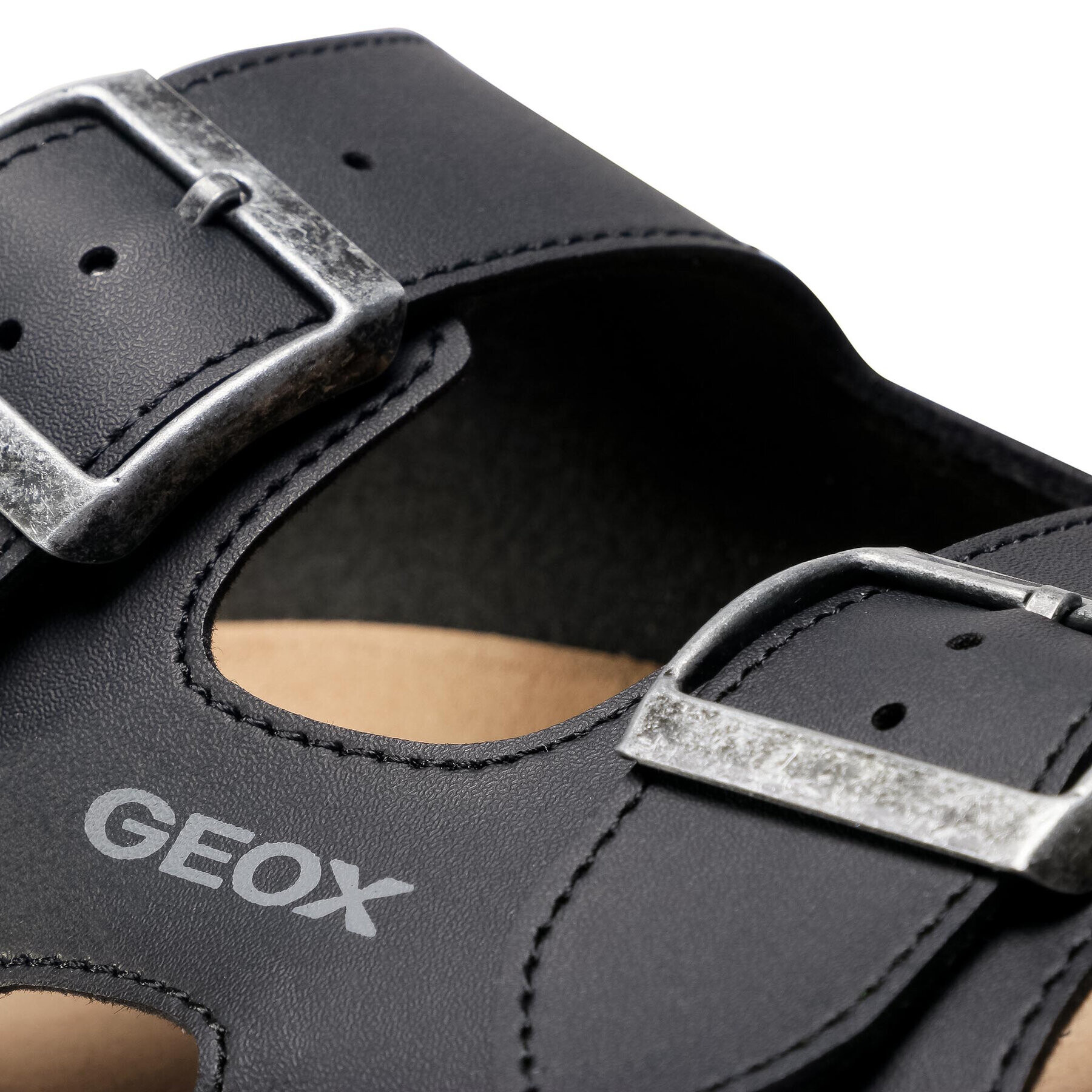 Geox Sandály U Sandal Ghita B U029VB 000BC C9999 Černá - Pepit.cz